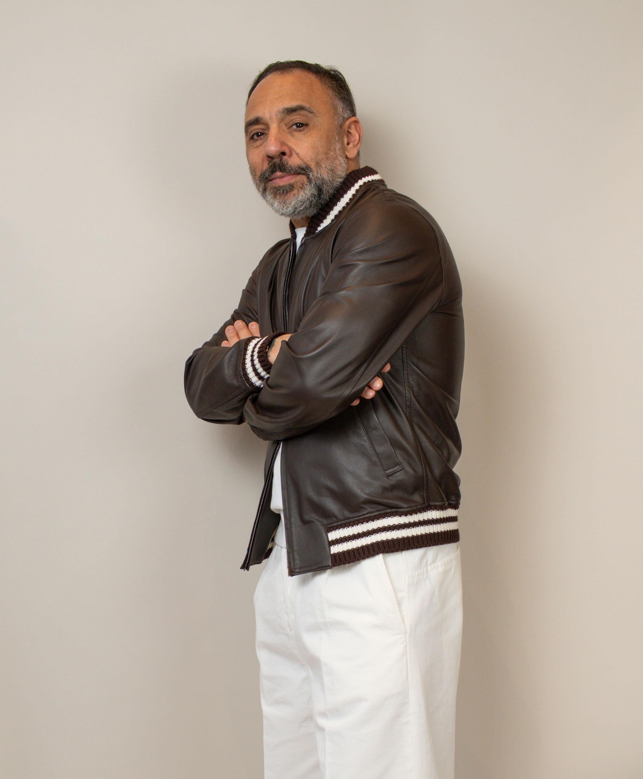 Giubbino Kired uomo Juan marrone pelle JUAN 835051 4004 KIRED 