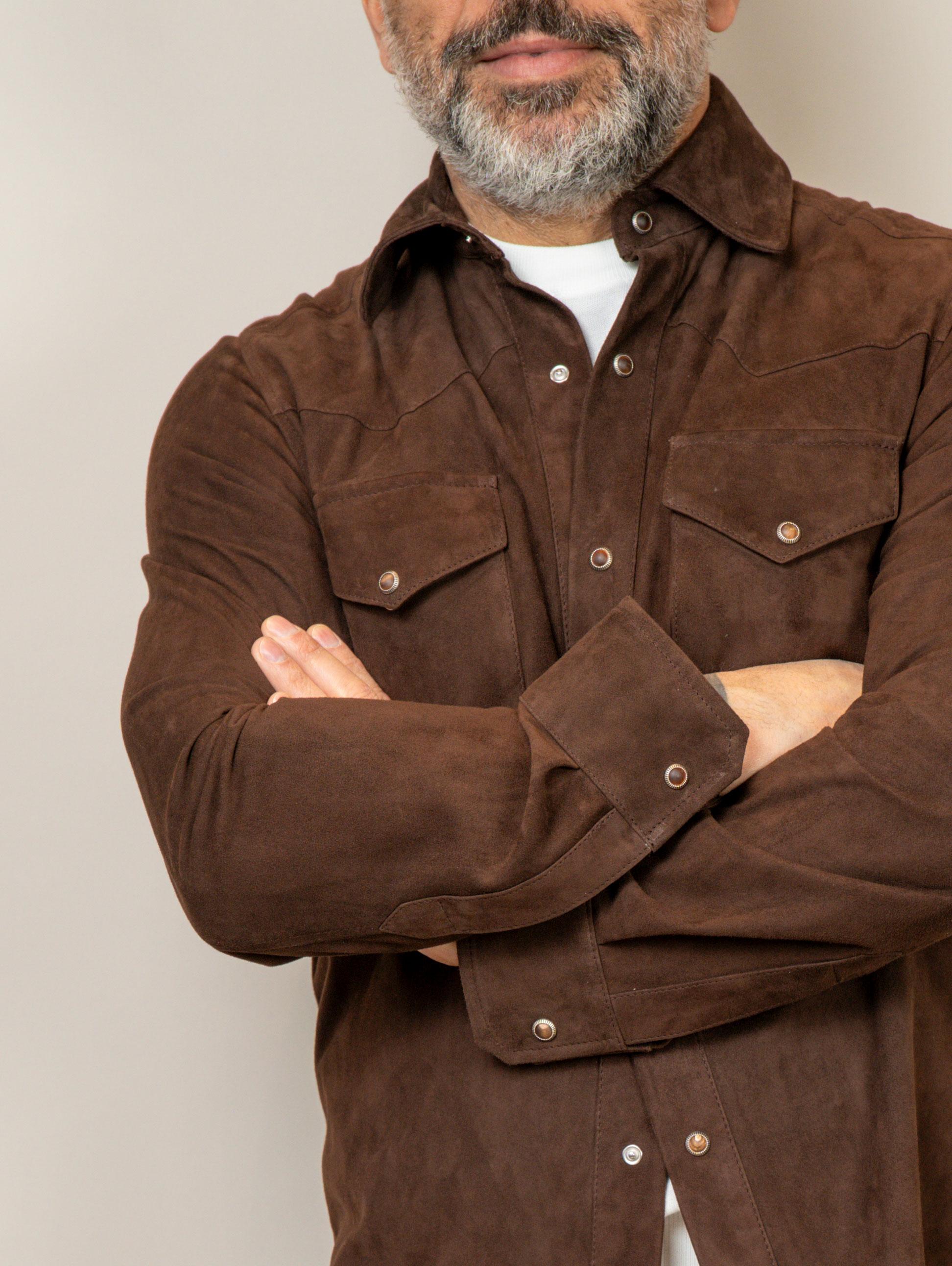 Overshirt KIRED uomo TOTO 835101 Moro TOTO 835101 4000 KIRED 