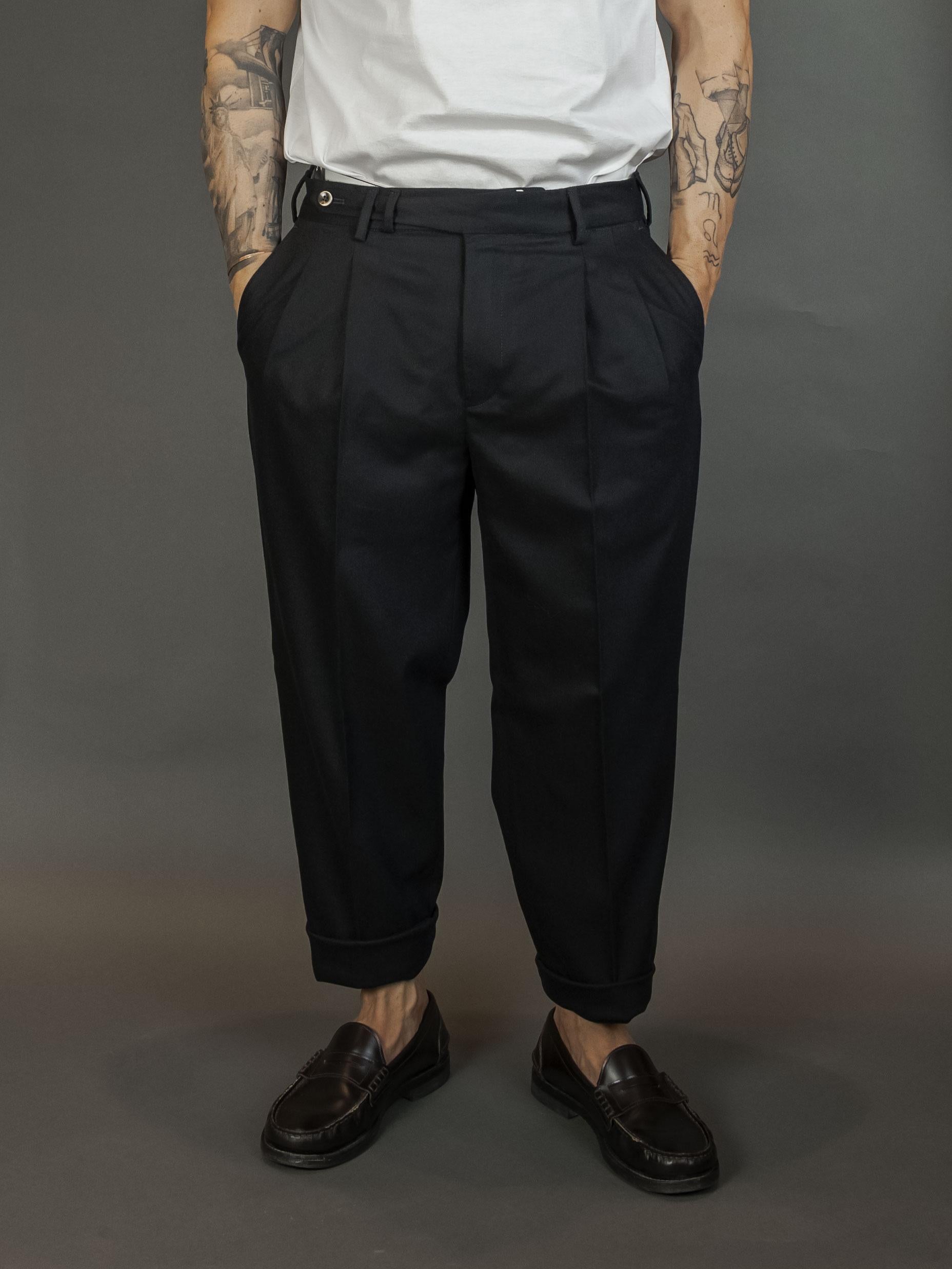 Pantalone PT Torino uomo ZFCLZB0CL1 TO03 nero<BR/> ZFCLZB0CL1 TO03 0990 NERO PT TORINO 