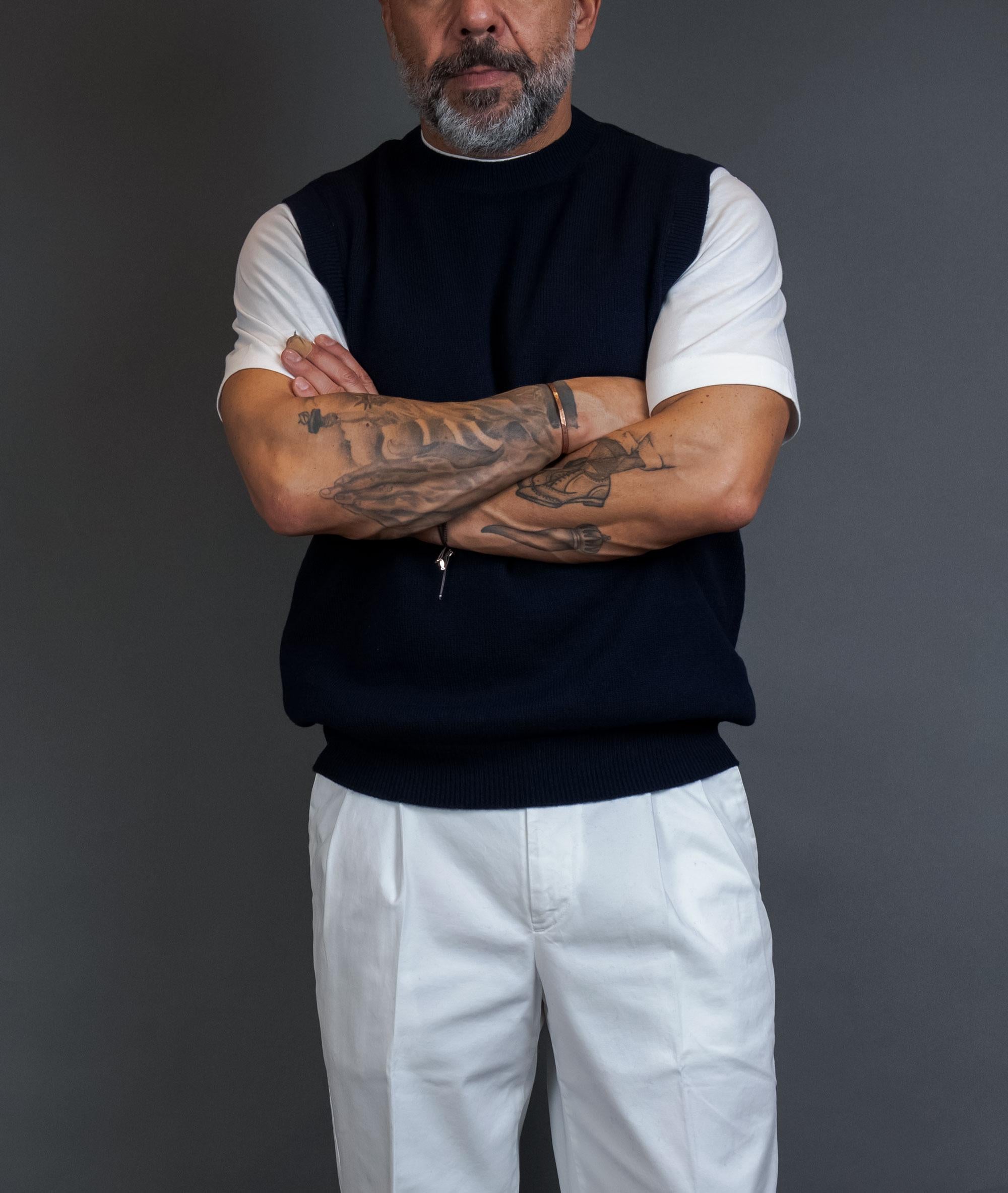 Gilet CLAQ uomo CQ92029 Blu CQ92029 BLUE CLAQ 