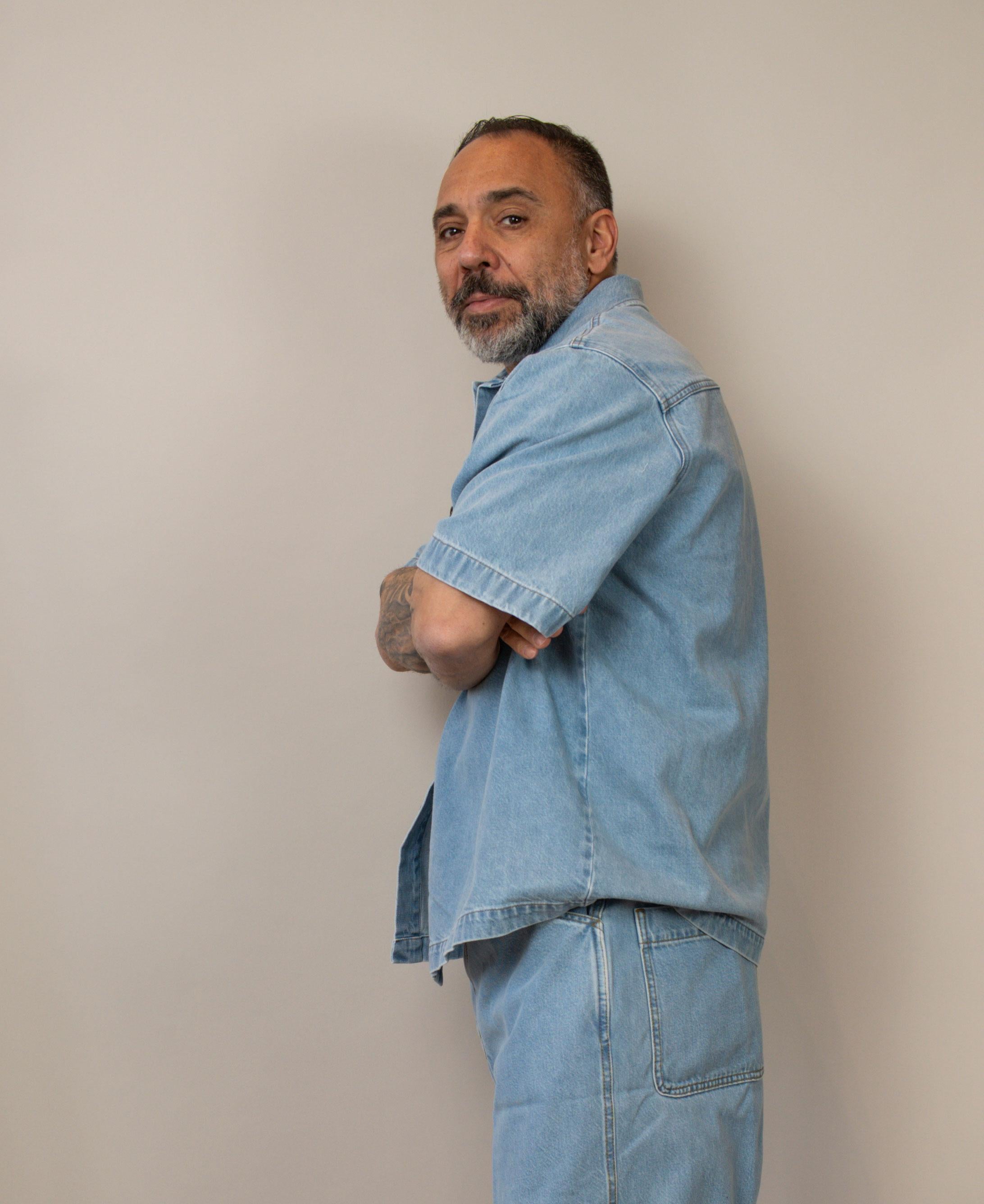 Camicia Nine in the morning uomo Max blu denim MAX 33 AL01 NINE INTHE MORNING 