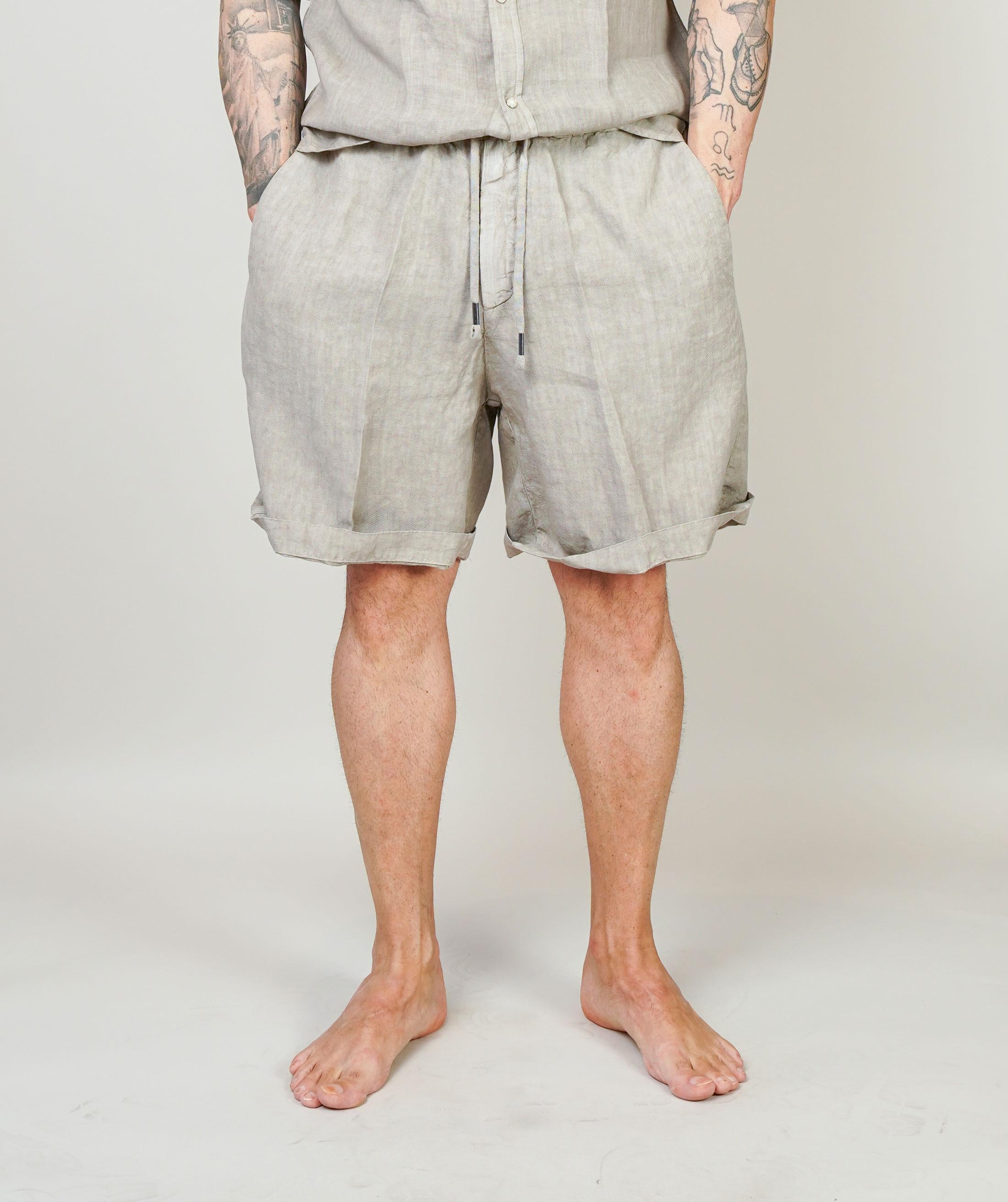 Bermuda Inlinum uomo Pajama fango PAJAMA CORTO CIL20 FANGO INLINUM 