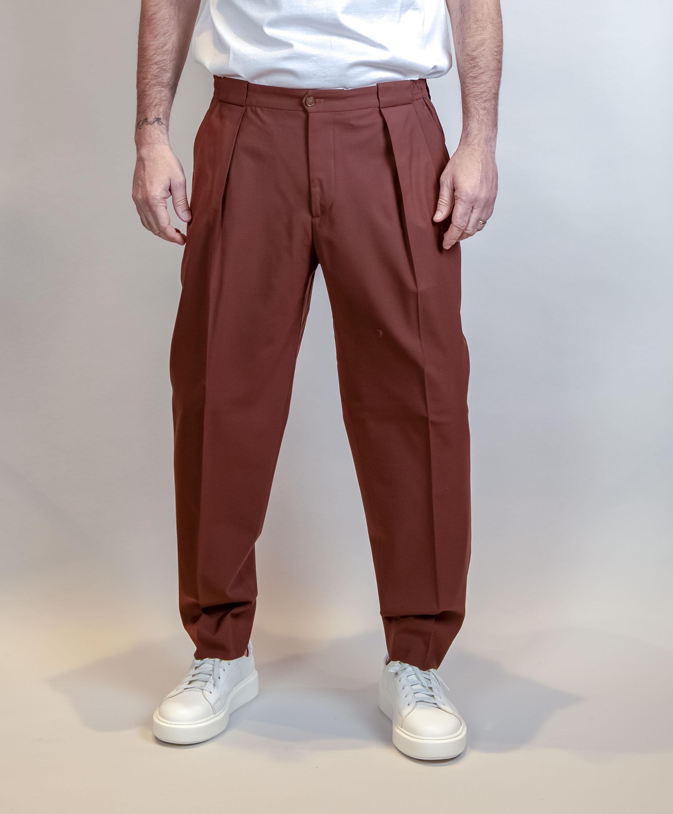 Pantalone BRIGLIA uomo PORTOBELLOS Marrone PORTOBELLOS 300082 0183 BRIGLIA 