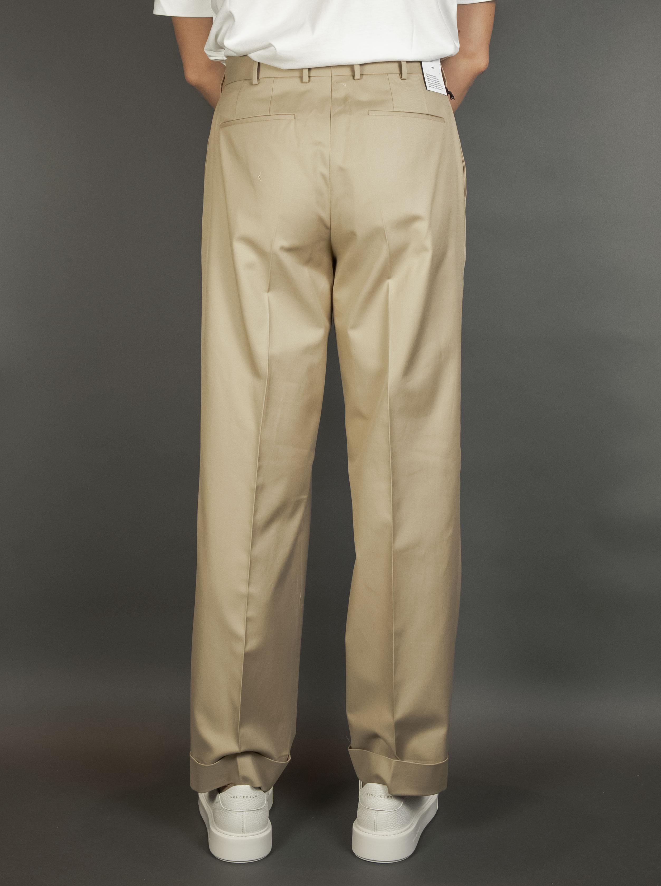 Pantalone PT Torino uomo ASX5ZA0FWD beige<BR/> ASX5ZA0FWD BP75 050 BEIGE PT TORINO 