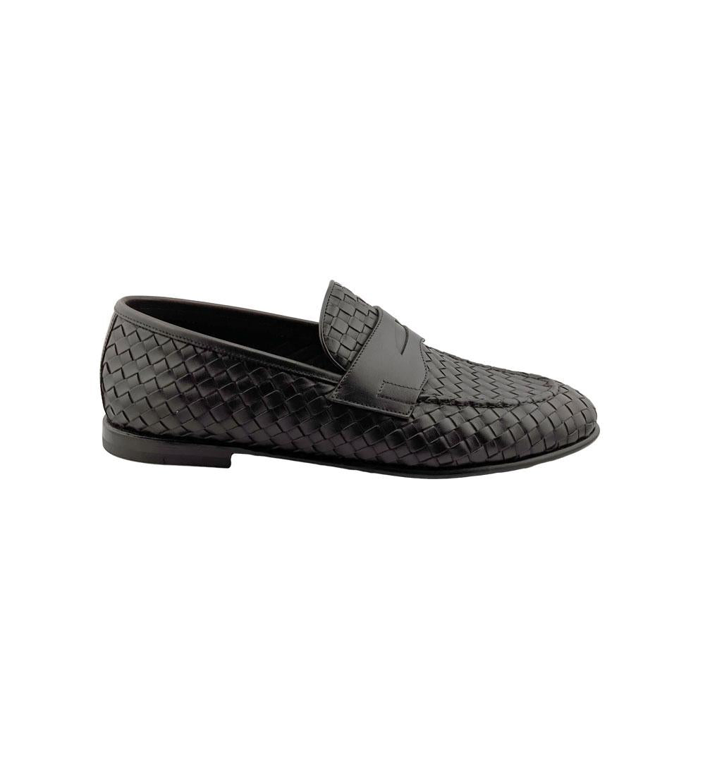 Mocassino Barrett uomo 231U040 1 caffè 231U040.1 PENNY.INTRECCIO BARRETT 