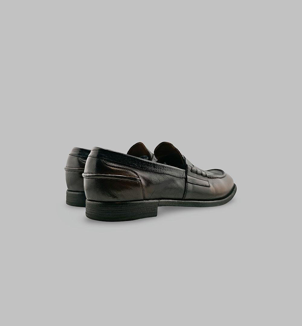 Mocassini Officine Creative Chronicle 144 testa di moro CRONICLE/144 PENNY T.D.M OFFICINE CREATIVE 