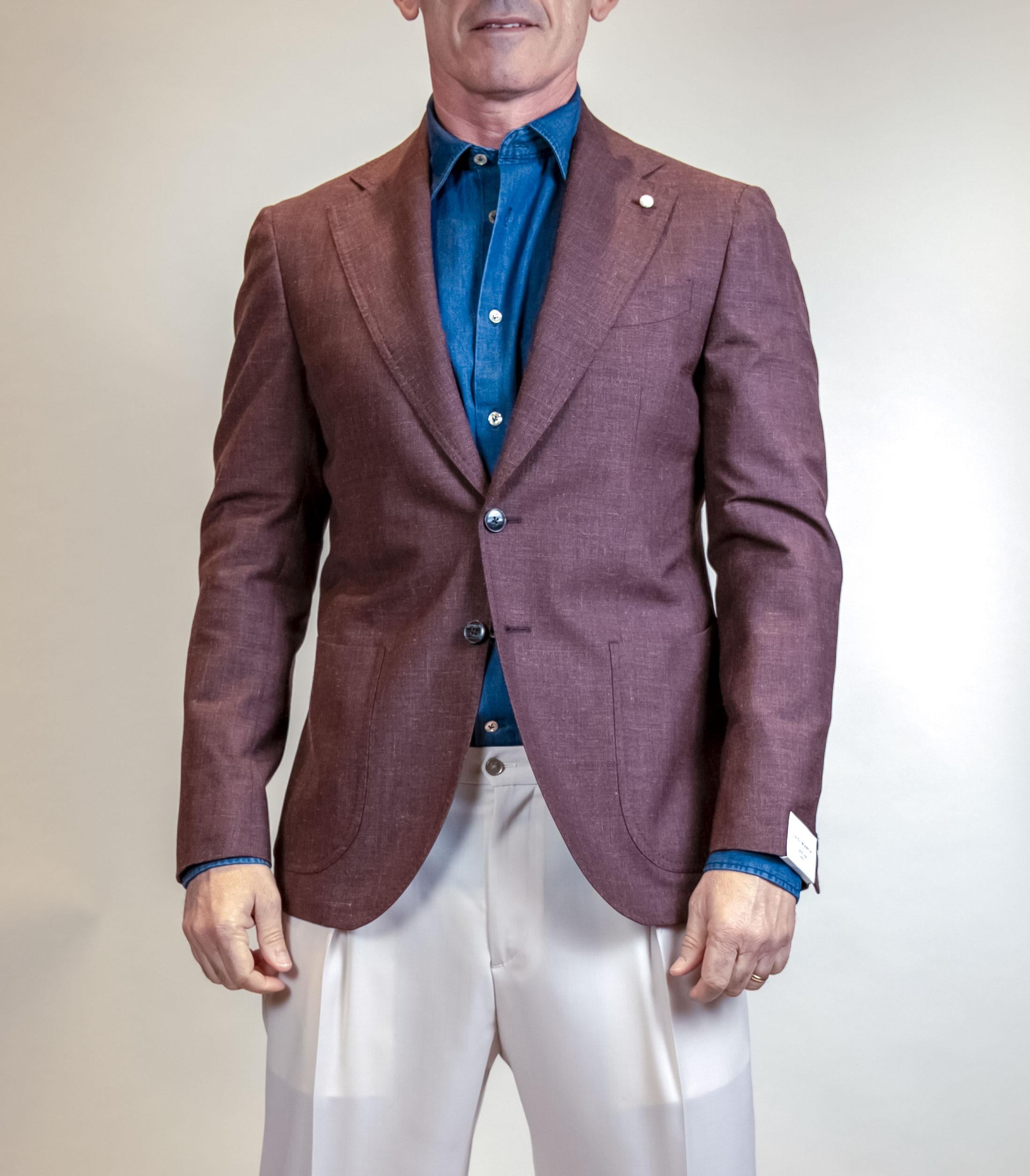 Giacca LUIGI BIANCHI MANTOVA uomo GIACCA 2611 64185 Bordeaux GIACCA 2611 64185 1 LUIGI BIANCHI MANTOVA 