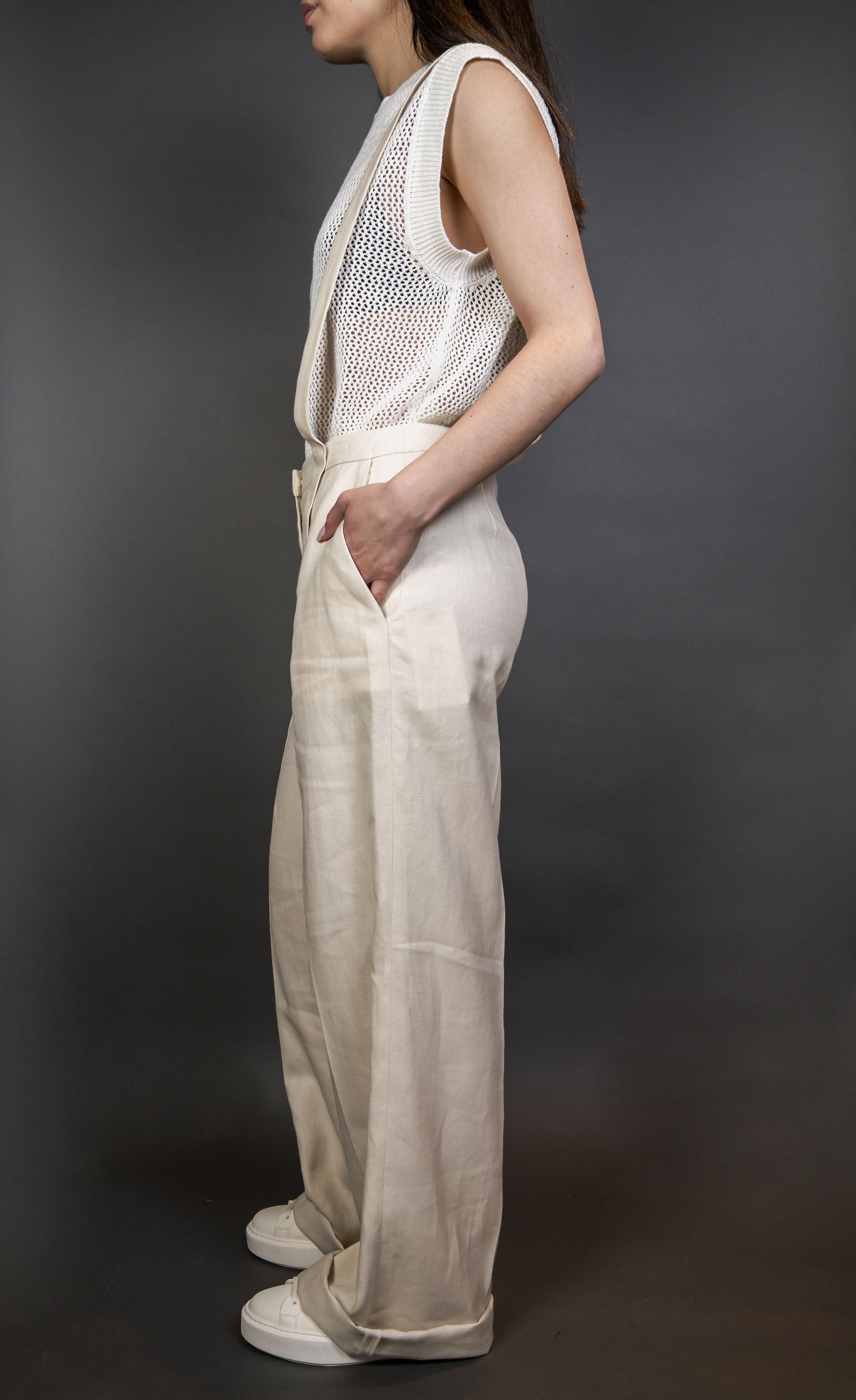 Pantalone PT Torino donna VSDNZX0STD panna<BR/><BR/> VSDNZX0STD SD66 0030 PANNA PT 