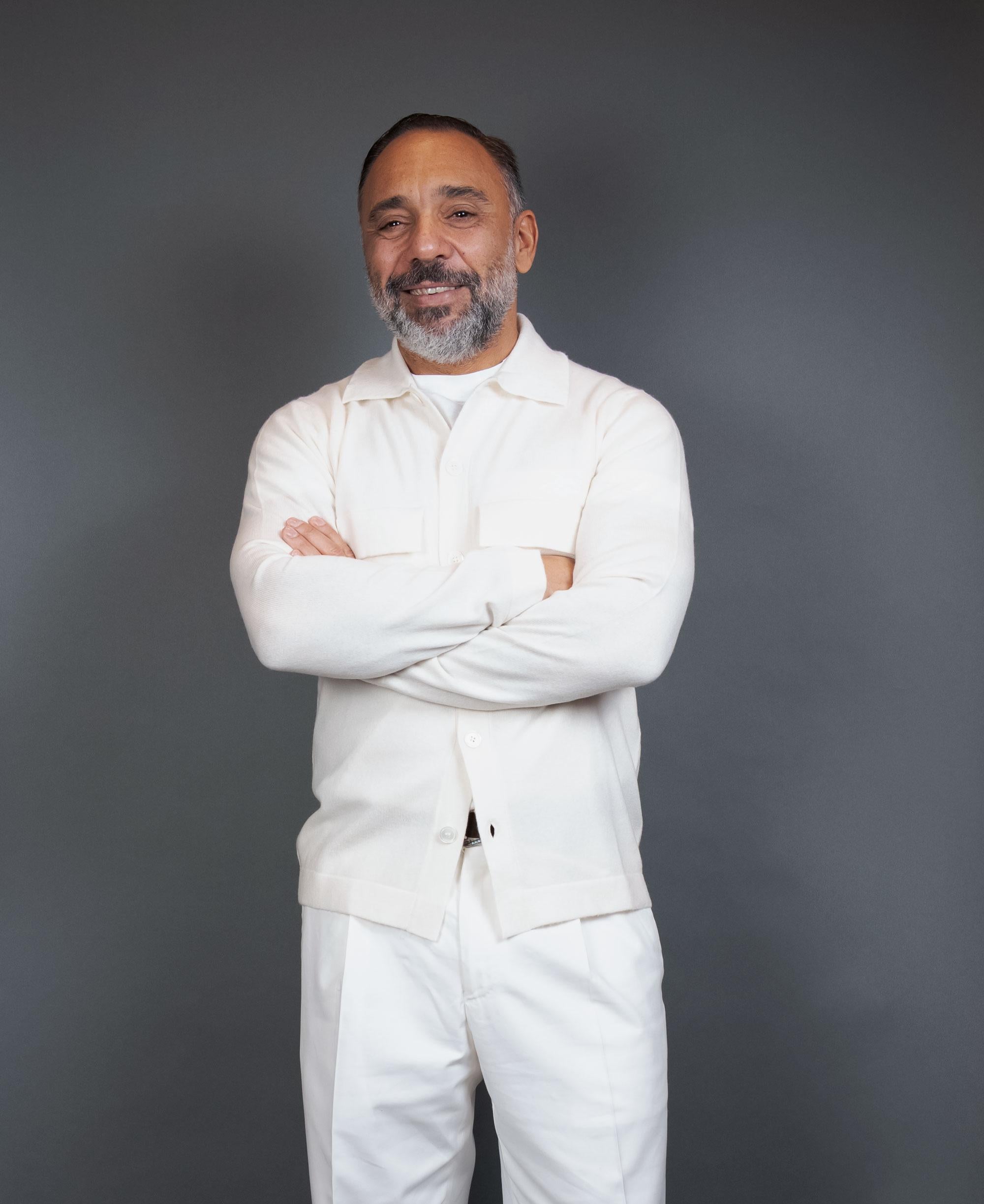 Cardigan Della Ciana uomo 18079 Bianco 18079 ECRU Della Ciana 