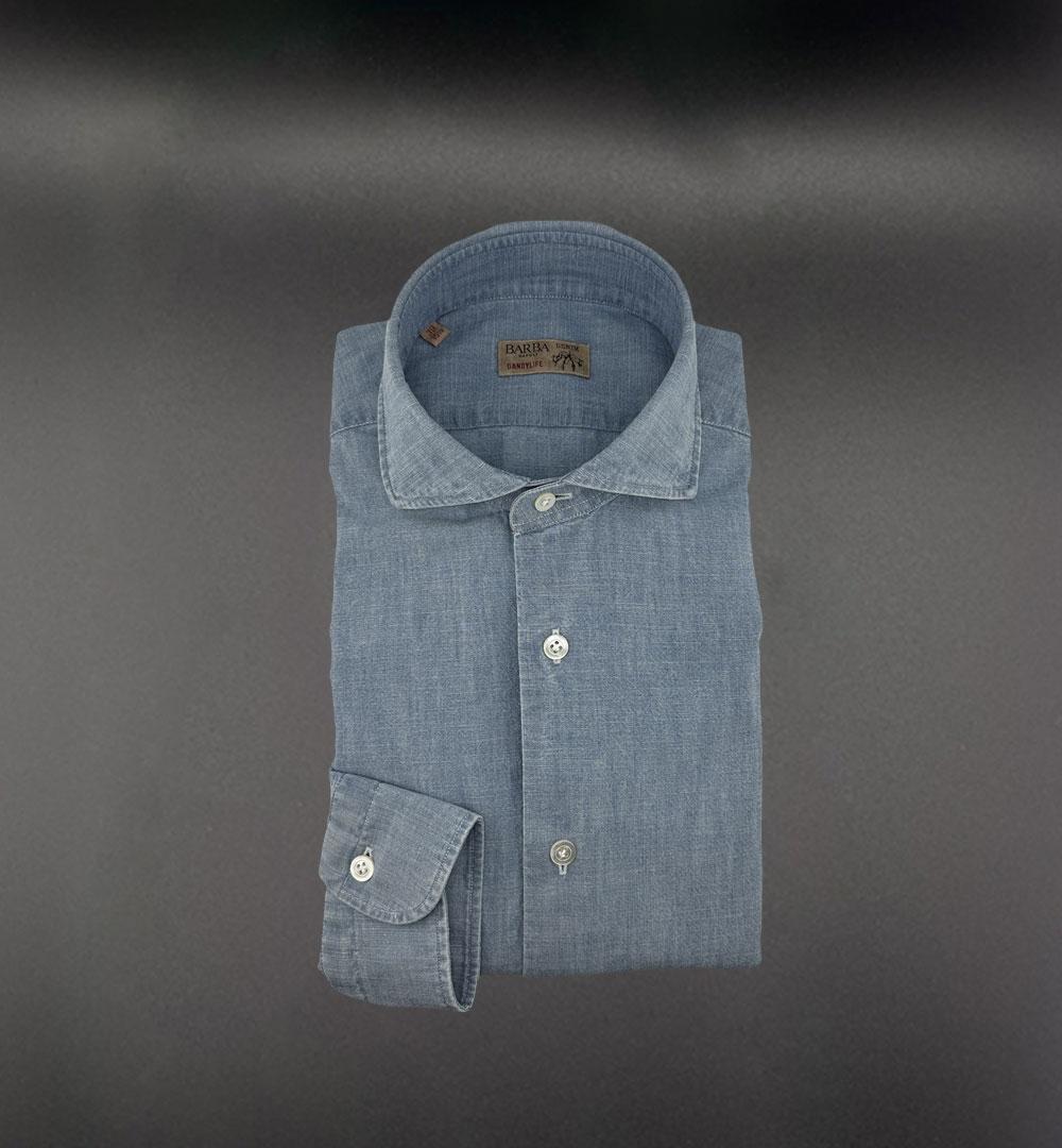 Camicia Barba uomo LIU13P0147251 blu LIU13P0147251 0001 DENIM BARBA 