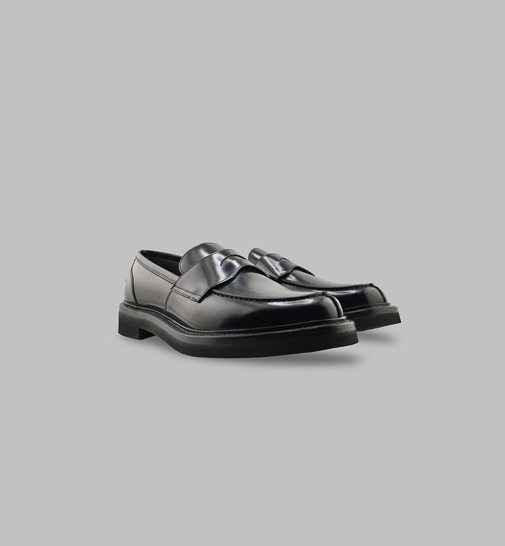 Mocassino Barrett uomo 231U034.31 Nero 231U034.31 PENNY N BARRETT 