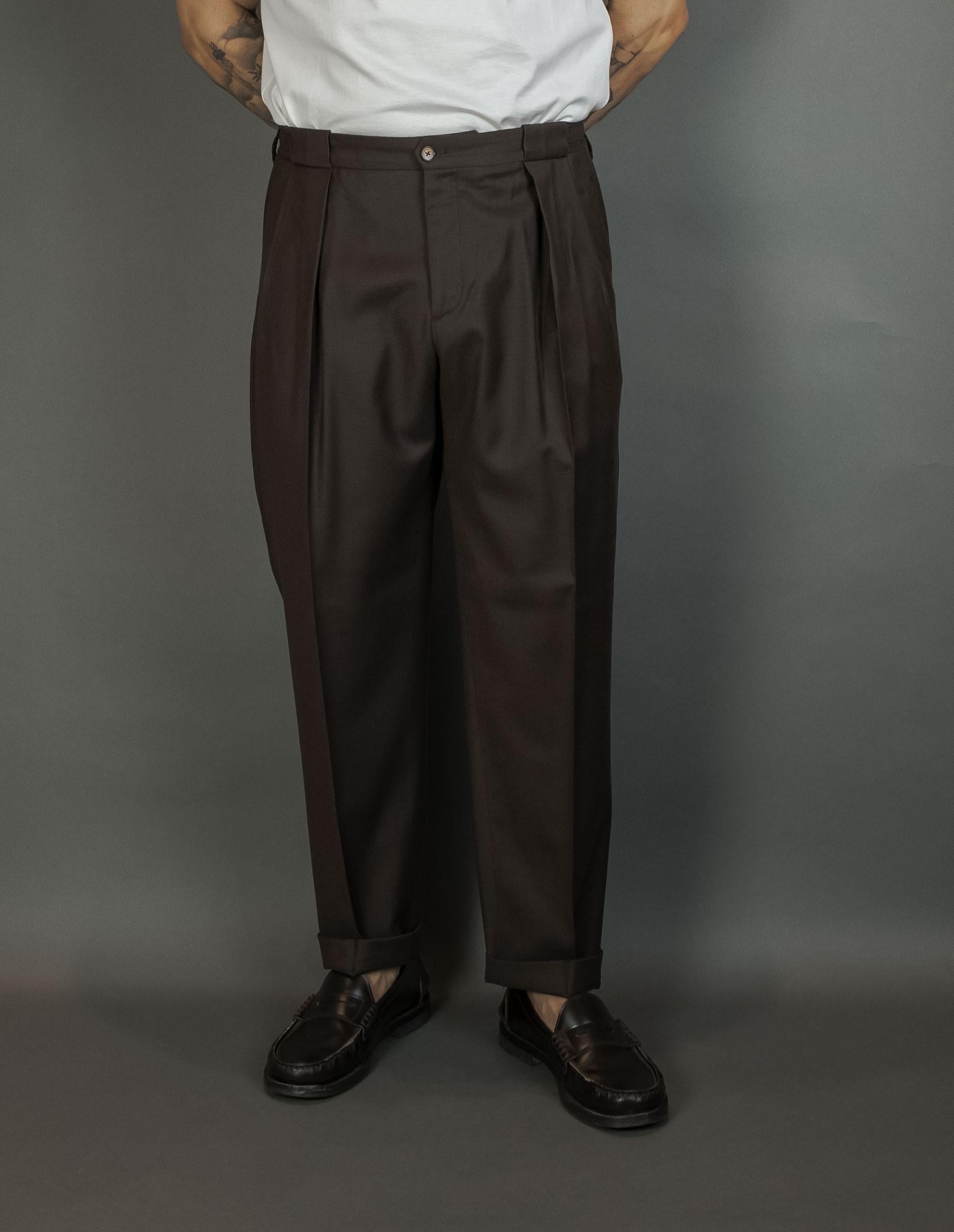 Pantalone Briglia uomo Portobellos marrone PORTOBELLOS 400120 0146 MARRONE BRIGLIA 