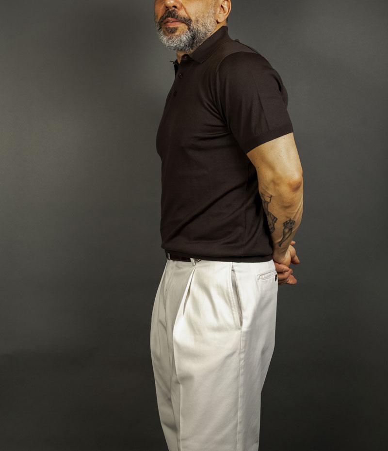 Polo Kangra uomo 1004 26 ebano 1004 26 0170 EBANO KANGRA 