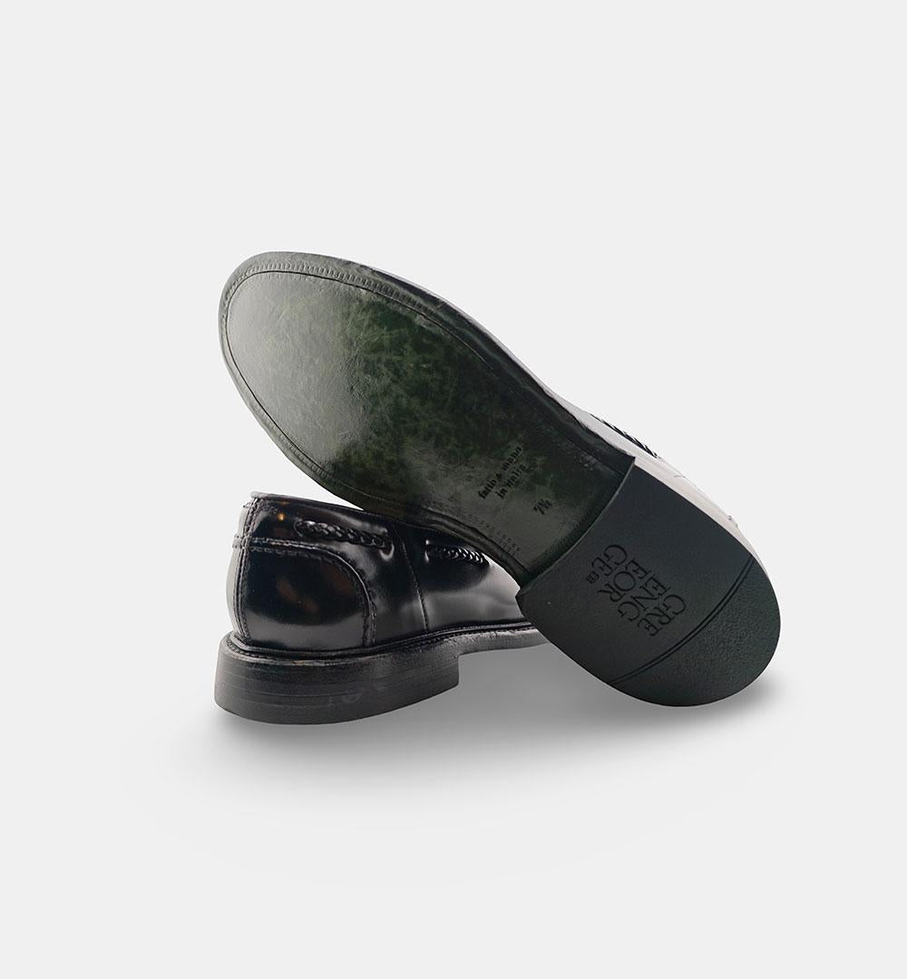 Mocassini Green George uomo 2032 neri 2032 NAP CORDOVAN GREEN GEORGE 