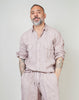 Camicia Inlinum uomo Marck baia old rose