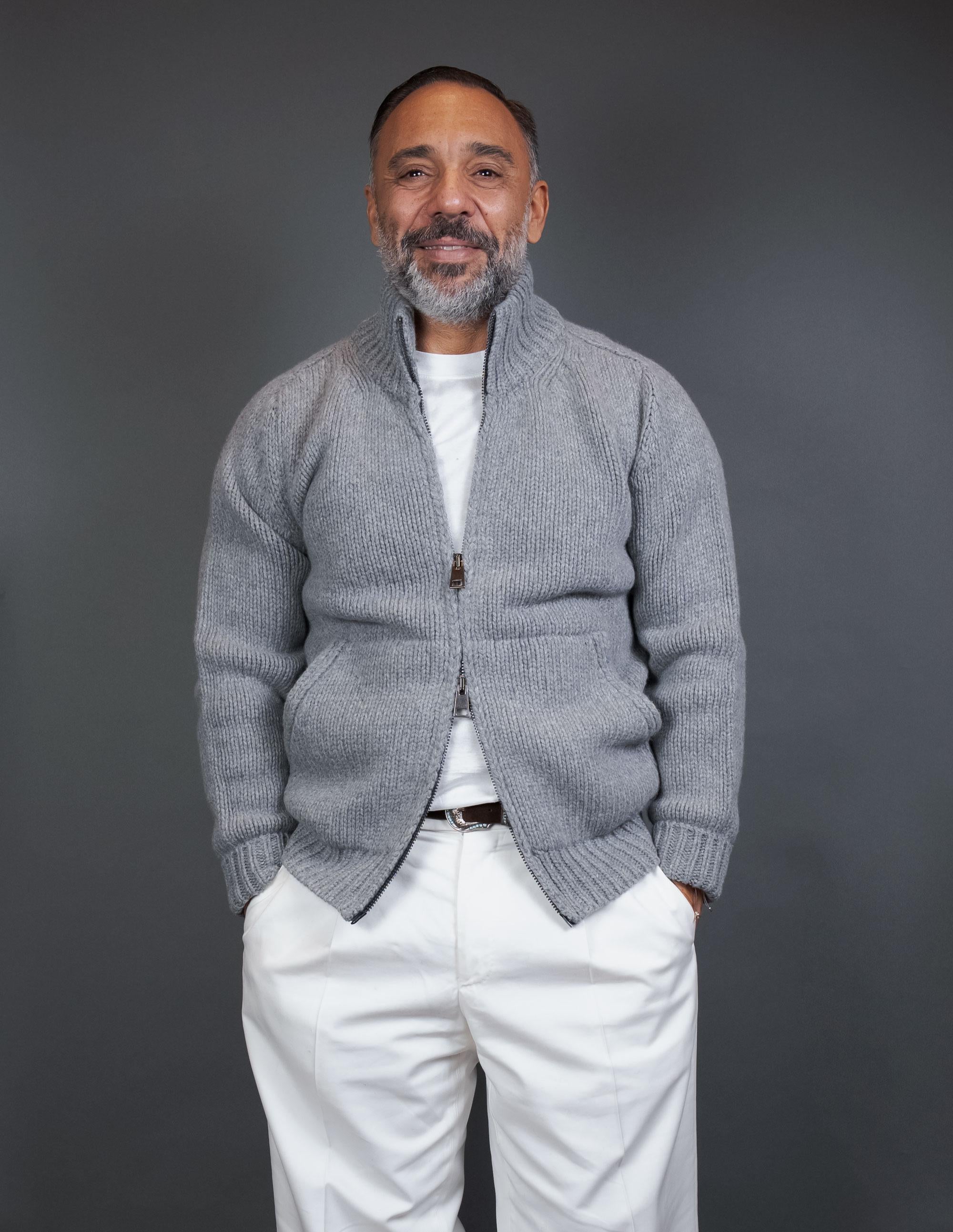 Cardigan OFFICINE uomo SASA Grigio<BR/> SASA 306 GRIGIO OFFICINE 