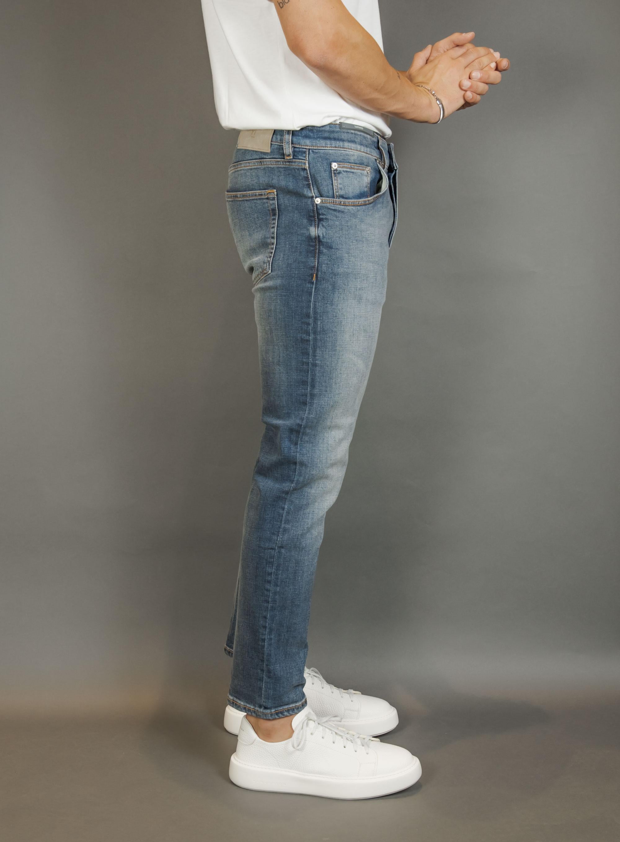Jeans PT TORINO uomo TP05B0AW0320 Denim medio TP05B0AW0320 ML59 DENIM PT TORINO 
