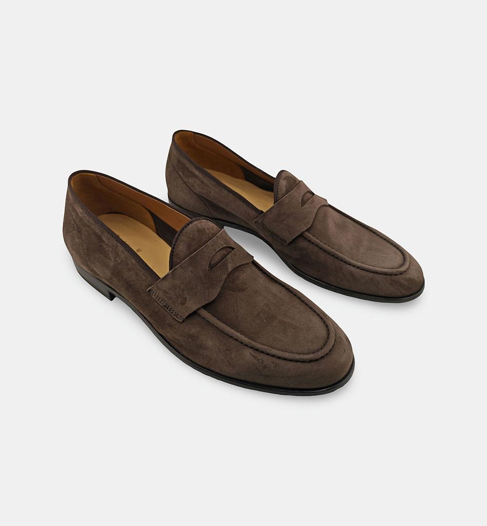 Mocassino GREEN GEORGE uomo 1090 Testa di moro 1090 788 GUINEA SOFT GREEN GEORGE 