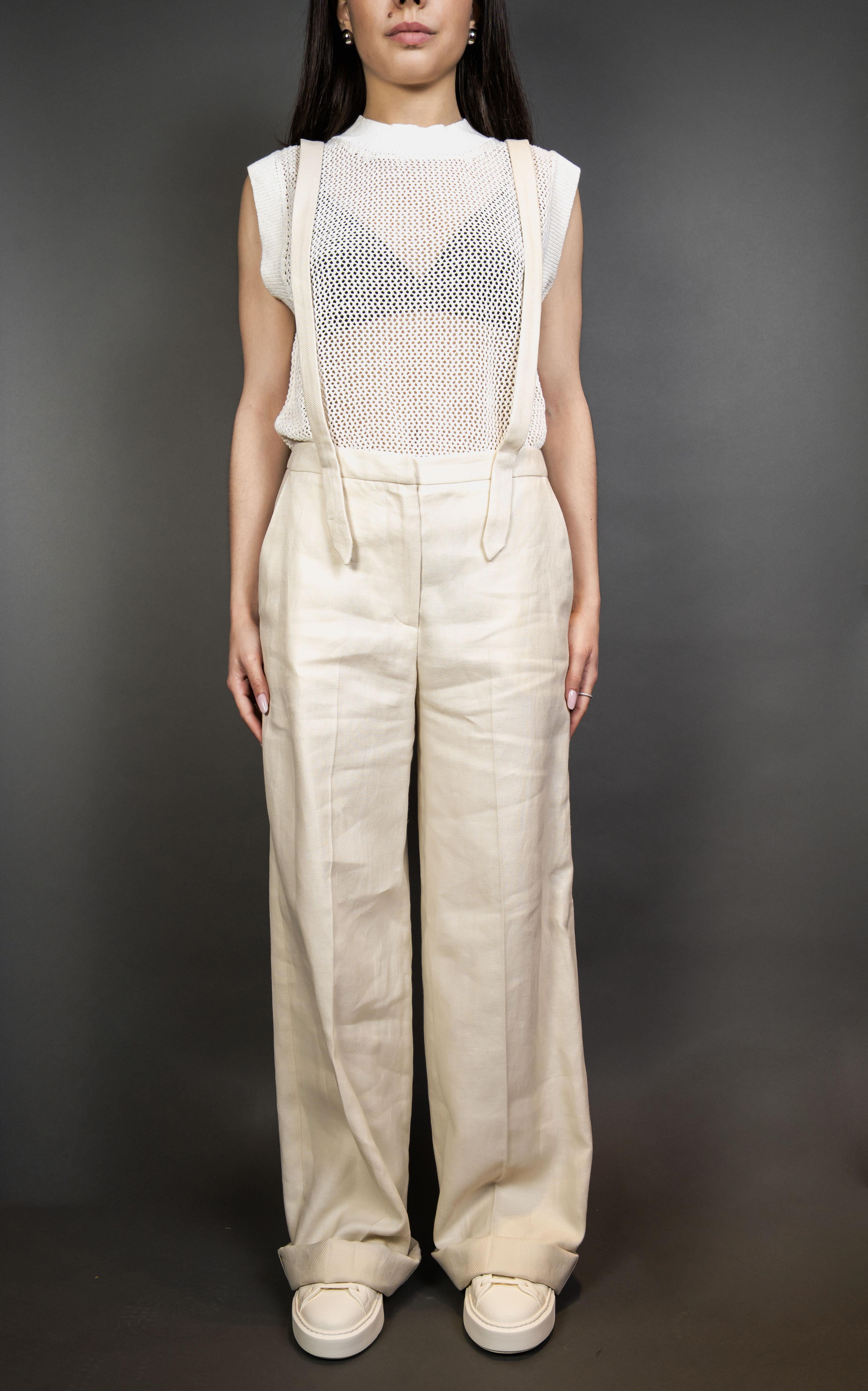 Pantalone PT Torino donna VSDNZX0STD panna<BR/><BR/> VSDNZX0STD SD66 0030 PANNA PT 