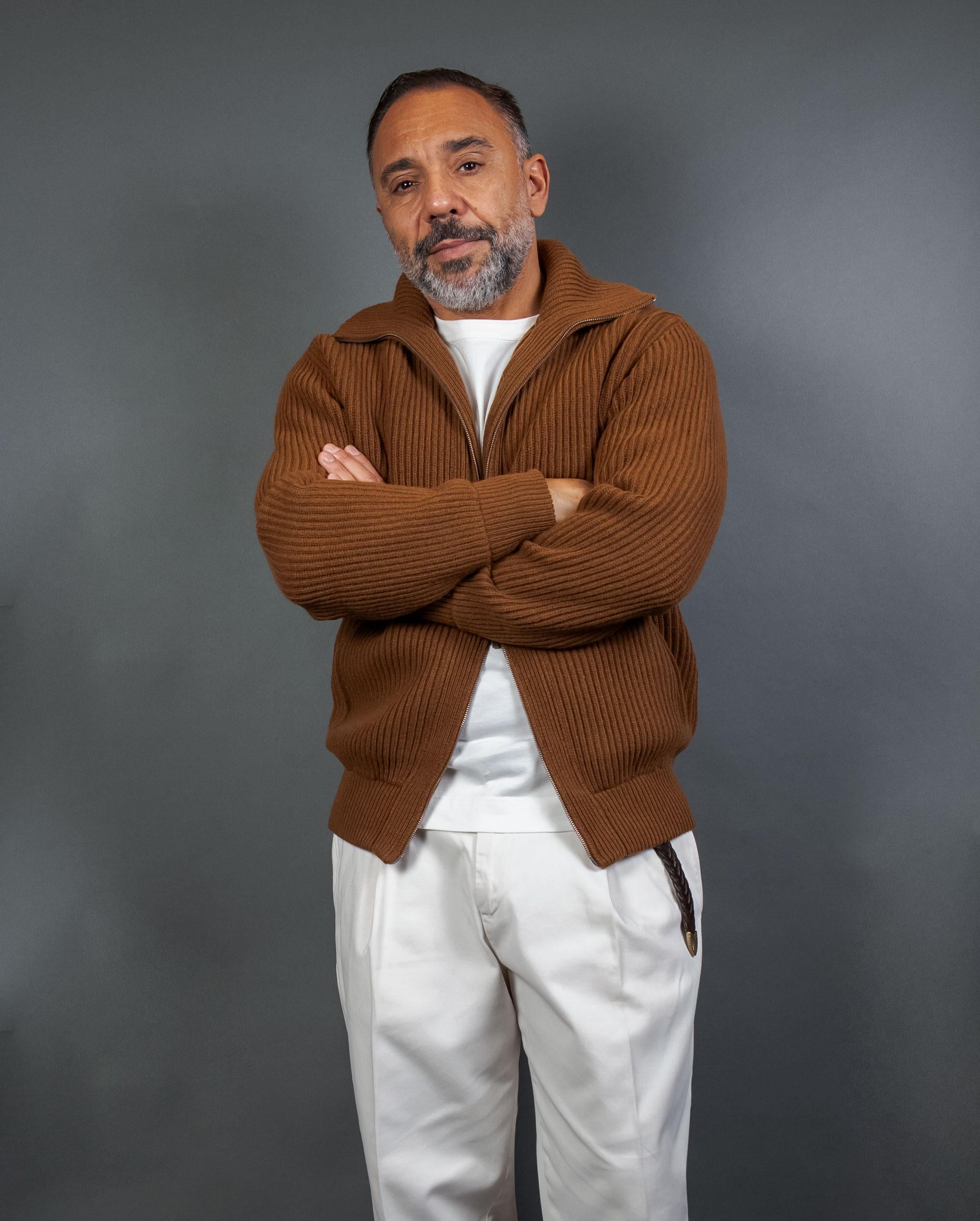 Cardigan ALTEA uomo 2561150 Marrone 2561150 34 CAMMELLO ALTEA 