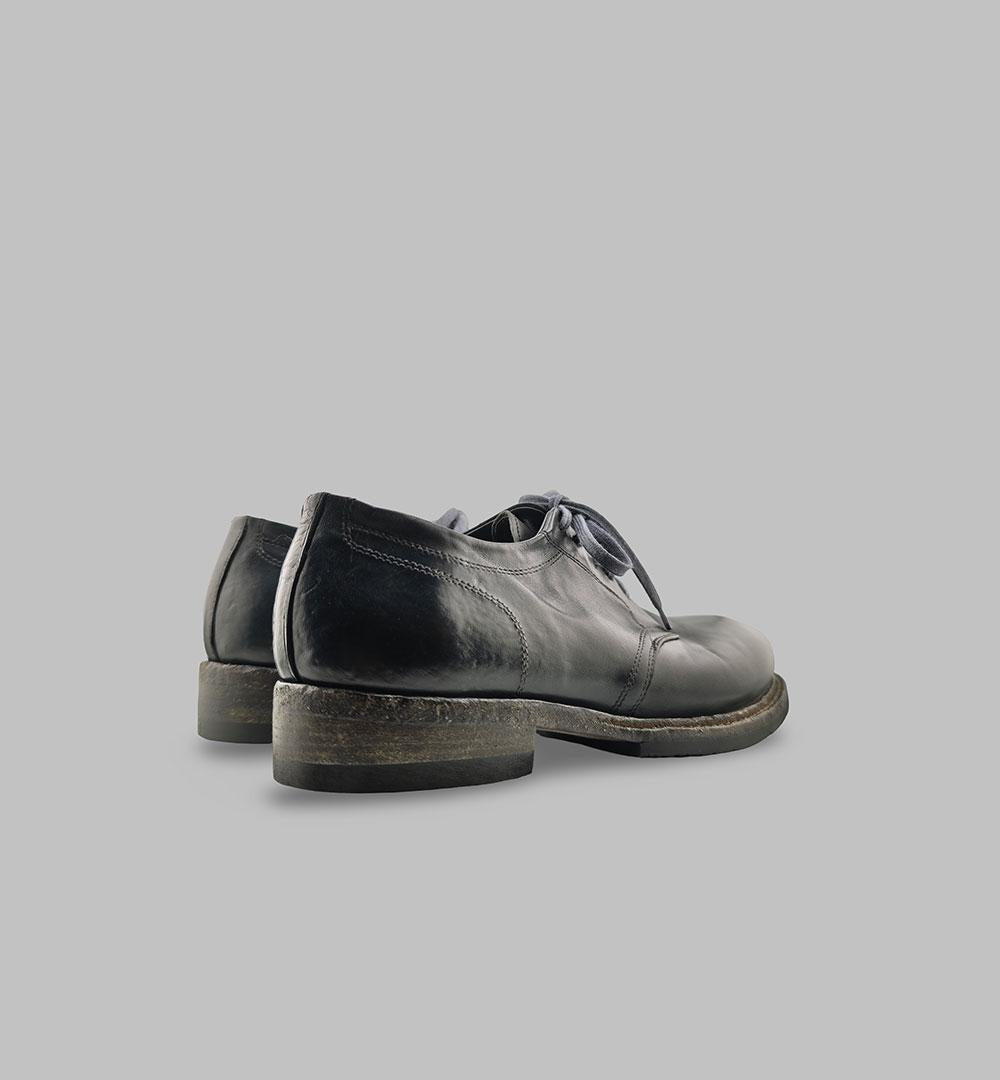 Derby Shoto uomo 2465 Nero 2465 WASHED.N SHOTO 