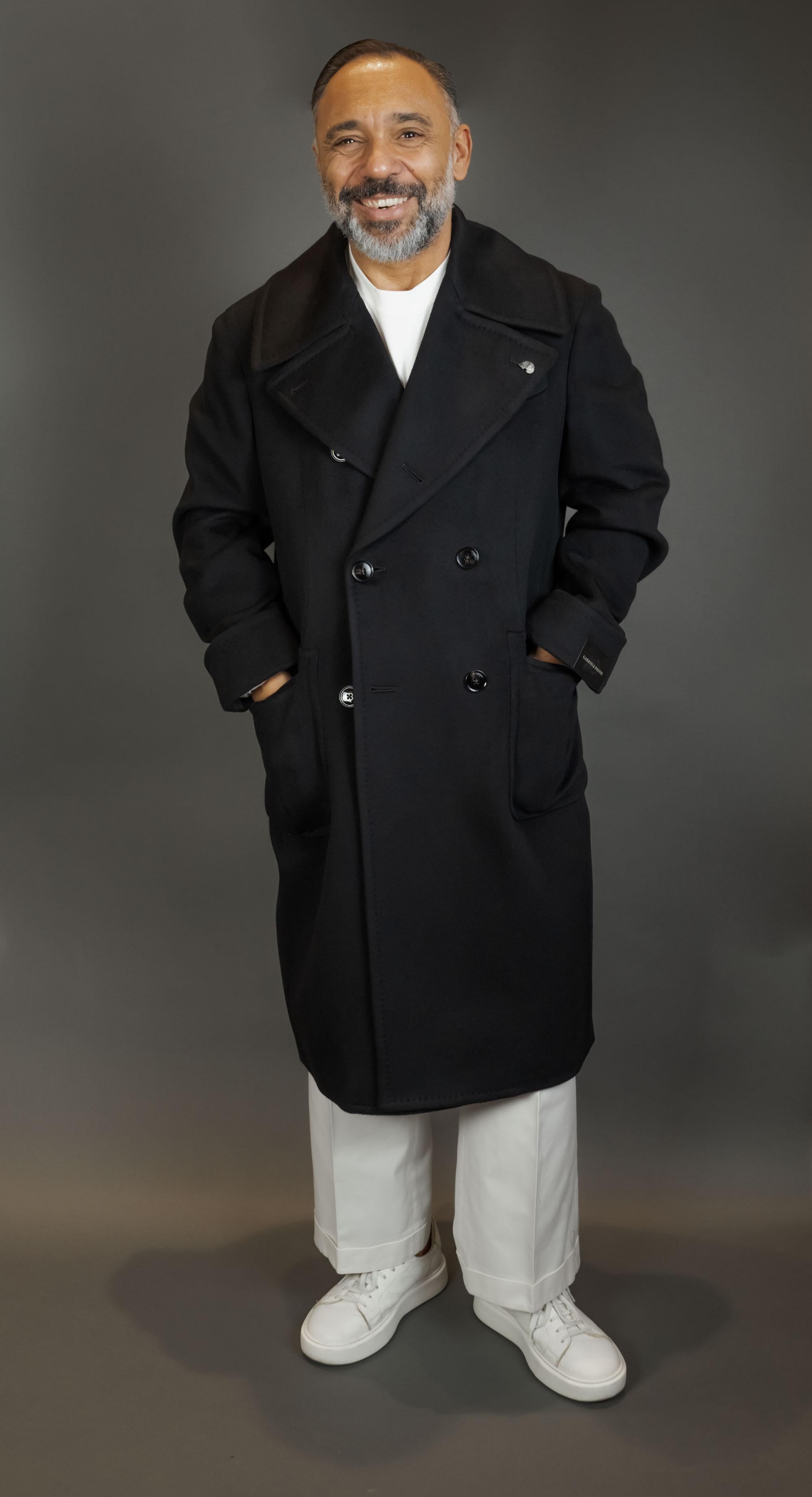 Cappotto GABRIELE PASINI uomo 7003 Nero 7003 575214 04 NERO GABRIELE PASINI 