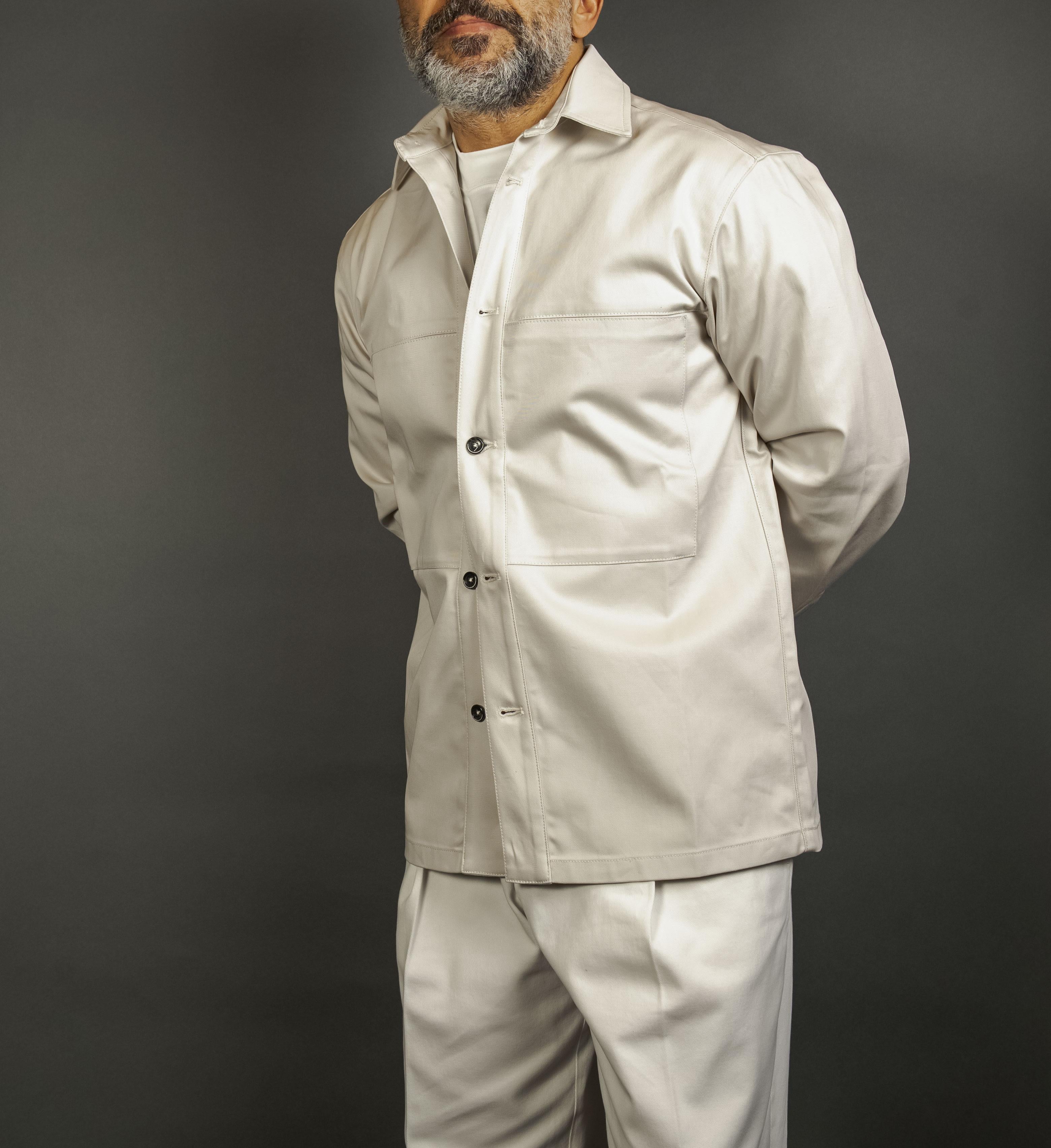 Overshirt Nine in the morning uomo 9SS25 CRS05CLEAN A13 avorio 9SS25 CRS05CLEAN A13 IVORY NINE INTHE MORNING 