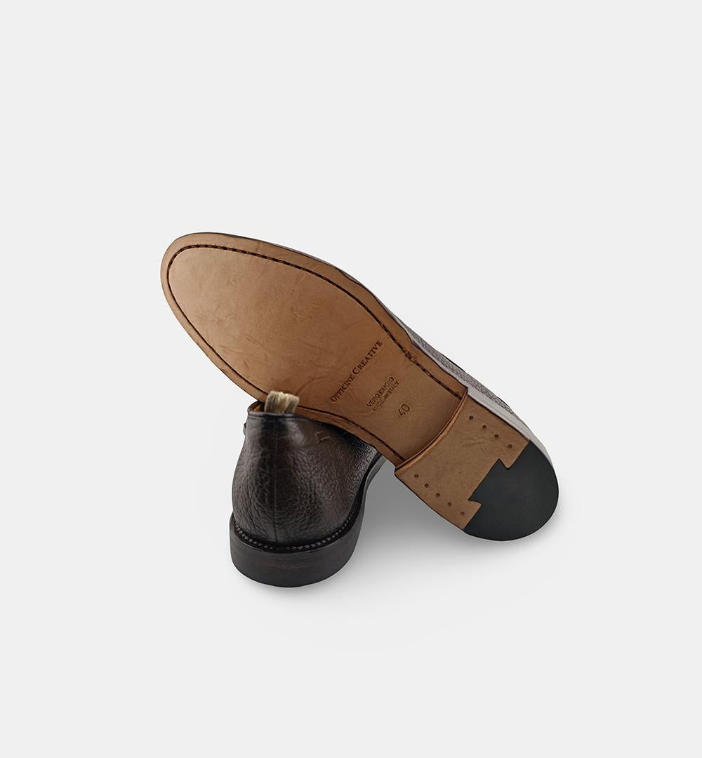 Mocassini OFFICINE CREATIVE uomo OPERA002 Ebano OPERA/002 DEER OFFICINE CREATIVE 
