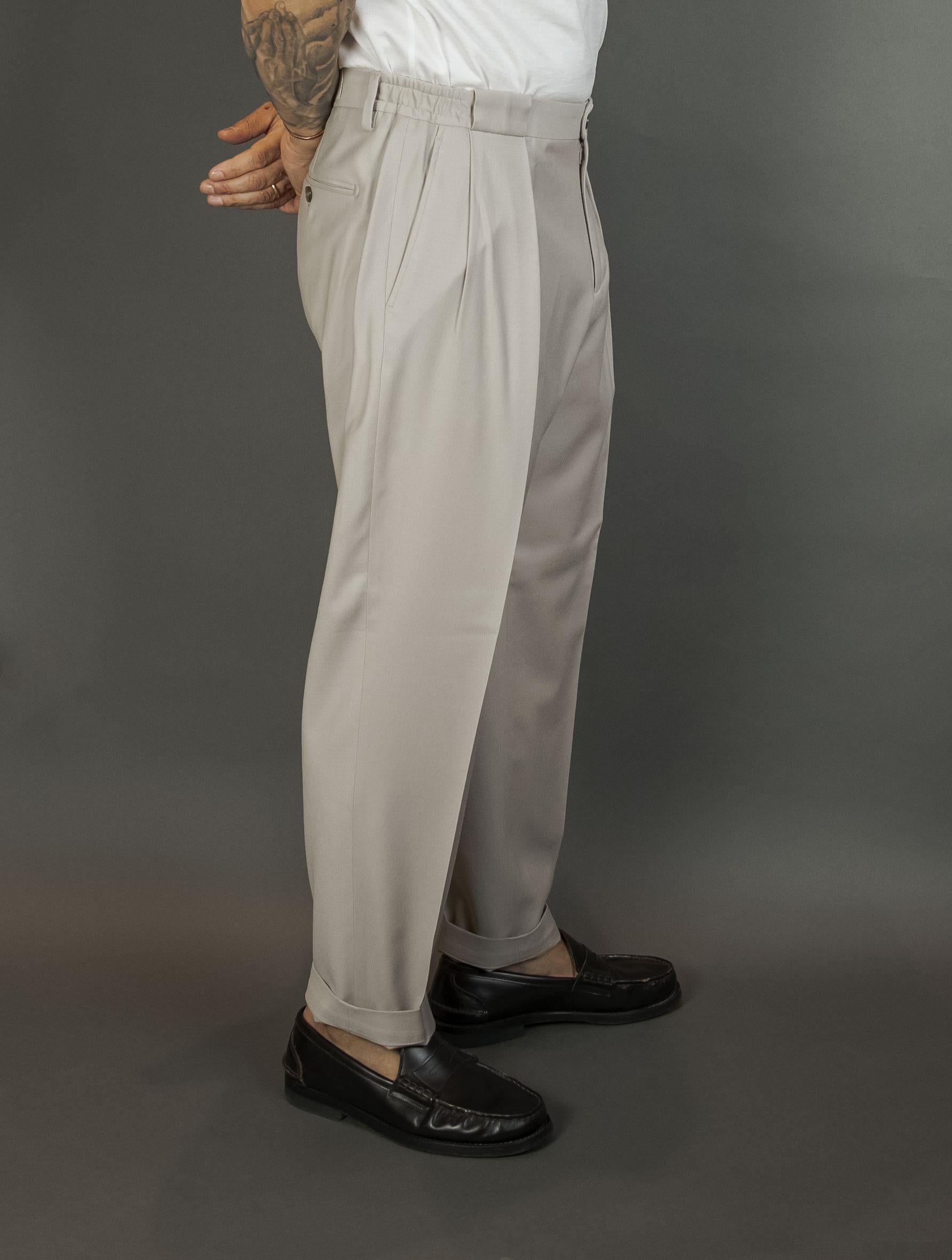 Pantalone Briglia uomo Portobellos beige PORTOBELLOS 400120 0123 BEIGE BRIGLIA 