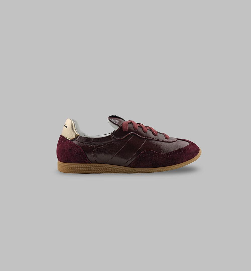 Sneaker BOEMOS donna DUNCAN W Bordeaux DUNCAN W VERNICETTA BOEMOS 