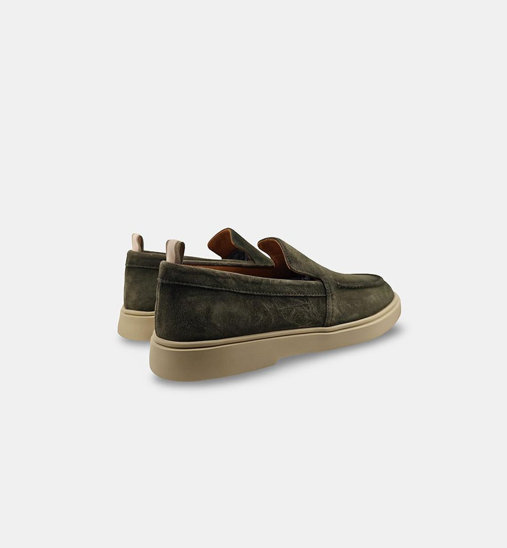 Mocassini OFFICINE CREATIVE uomo BONES002 Verde BONES/002 MILYTARY OFFICINE CREATIVE 
