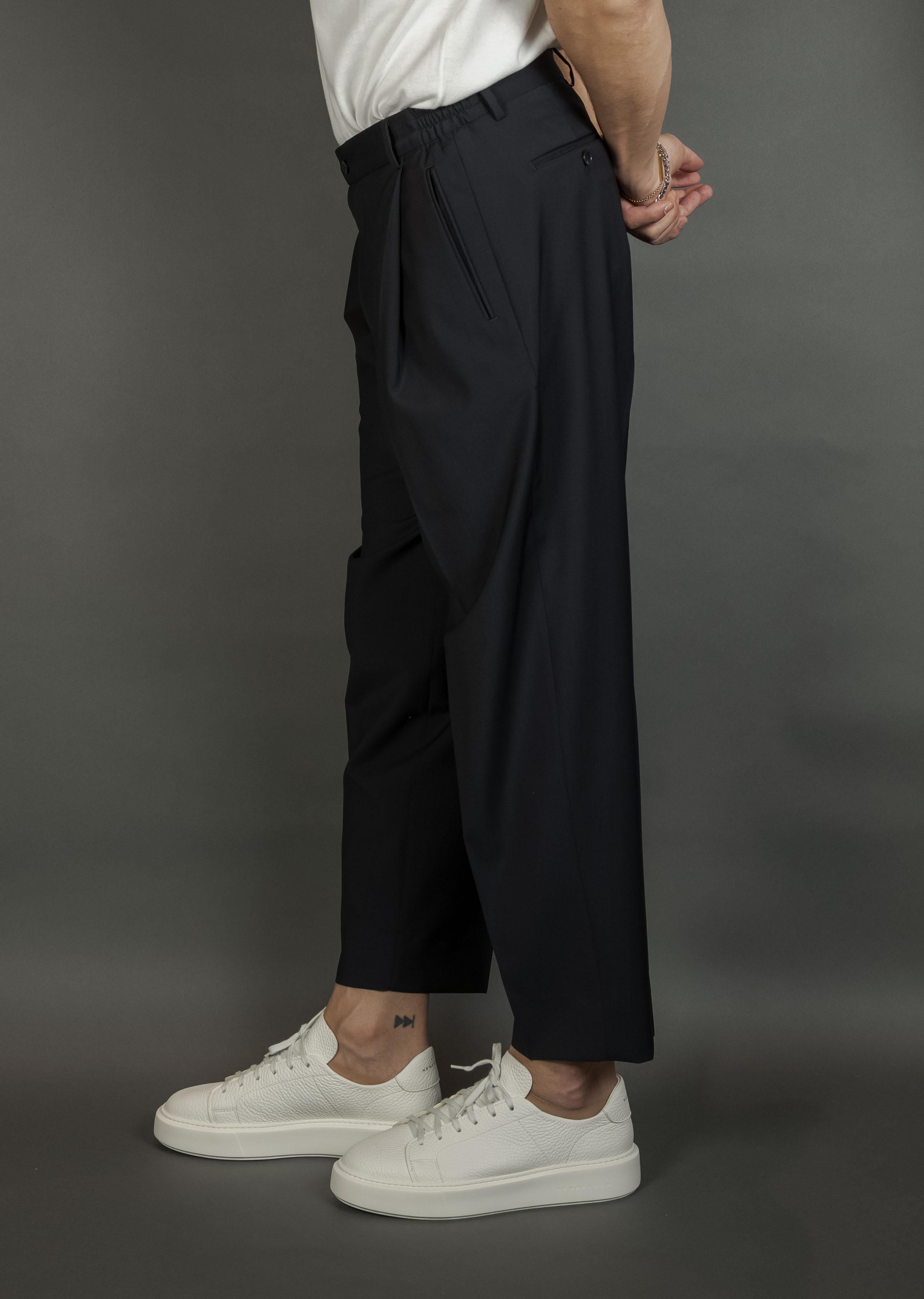 Pantalone Briglia uomo MANHATTANS blu MANHATTANS 325108 011 NAVY BRIGLIA 