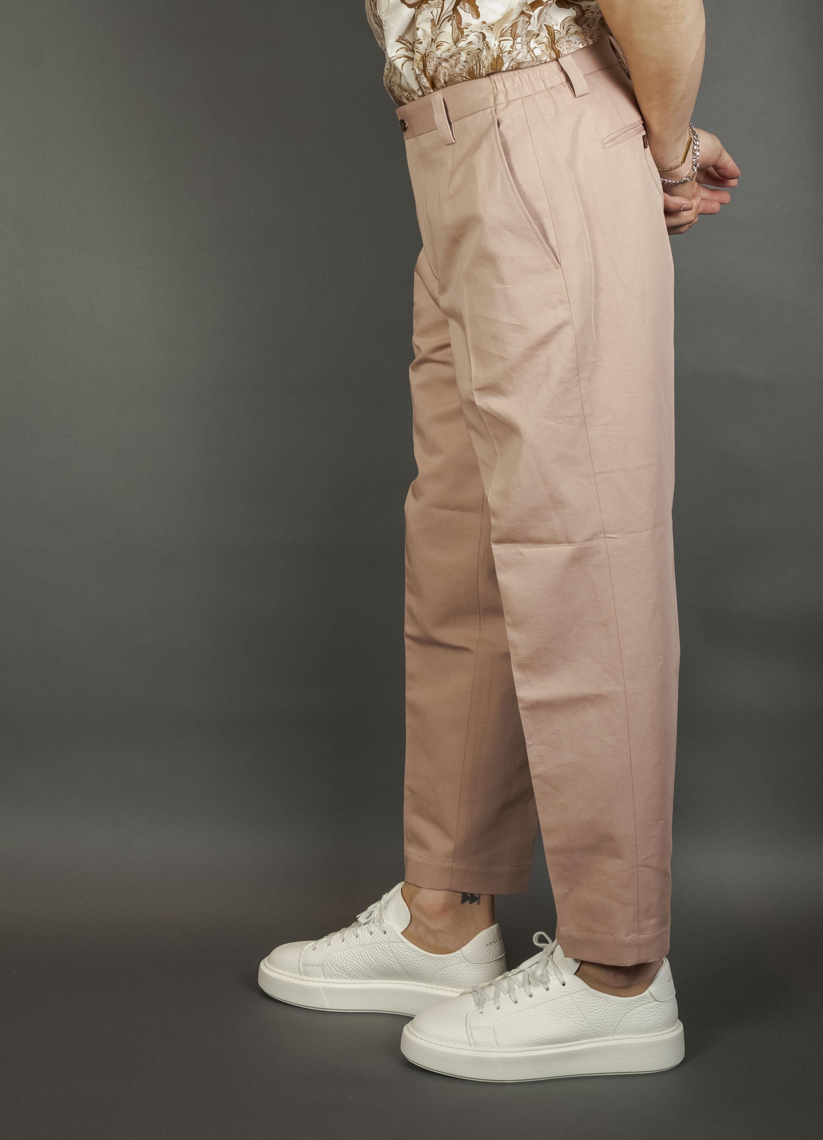Pantalone Briglia uomo Portofinos rosa cipria PORTOFINOS 325050 069 ROSA CIPRIA BRIGLIA 