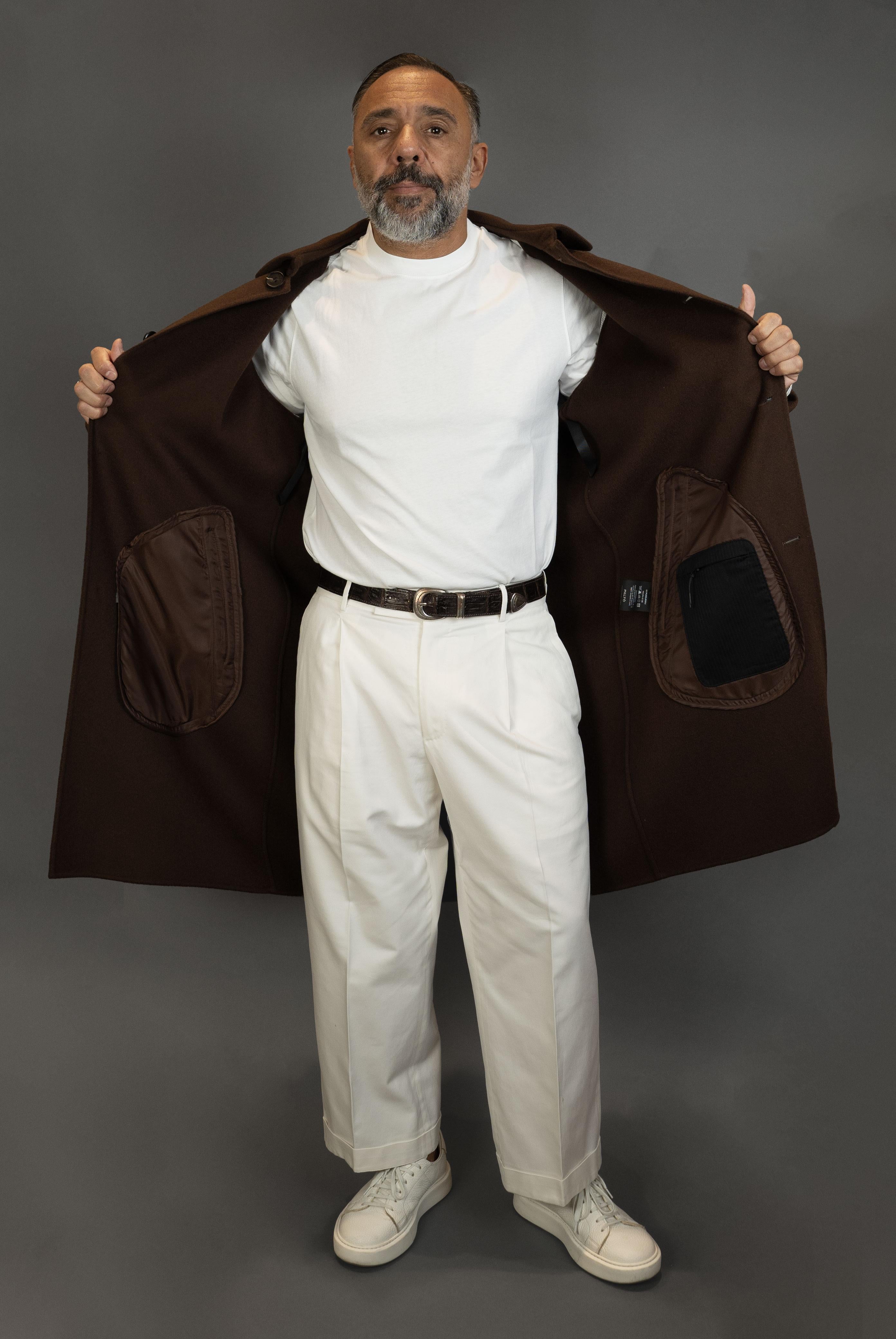 Cappotto PALTO' uomo MAURILIO DB Marrone<BR/> MAURILIO DB 089 CIOCCOLATO PALT0' 