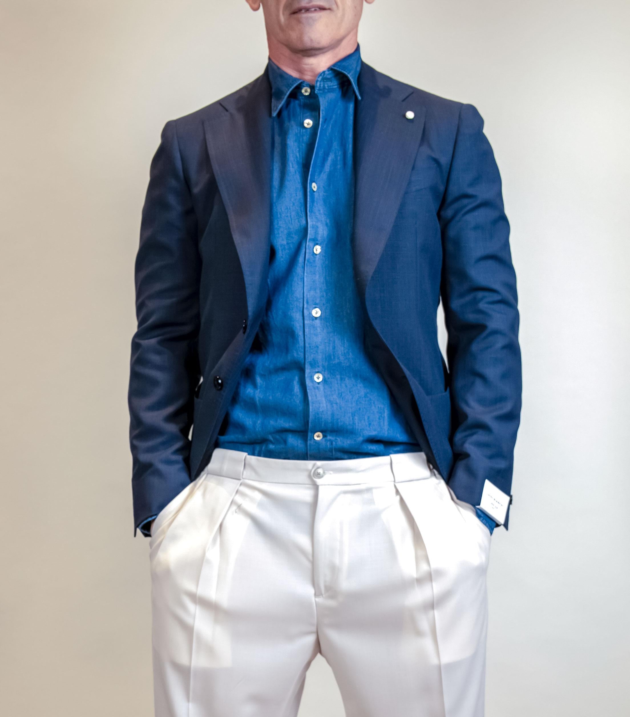 Giacca LUIGI BIANCHI MANTOVA uomo GIACCA 2611 64209 Blu GIACCA 2611 64209 5 LUIGI BIANCHI MANTOVA 