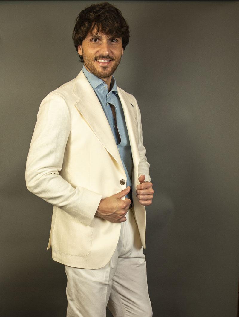 Giacca Gabriele Pasini uomo 2741 avorio 2741 52017 1 AVORIO GABRIELE PASINI 