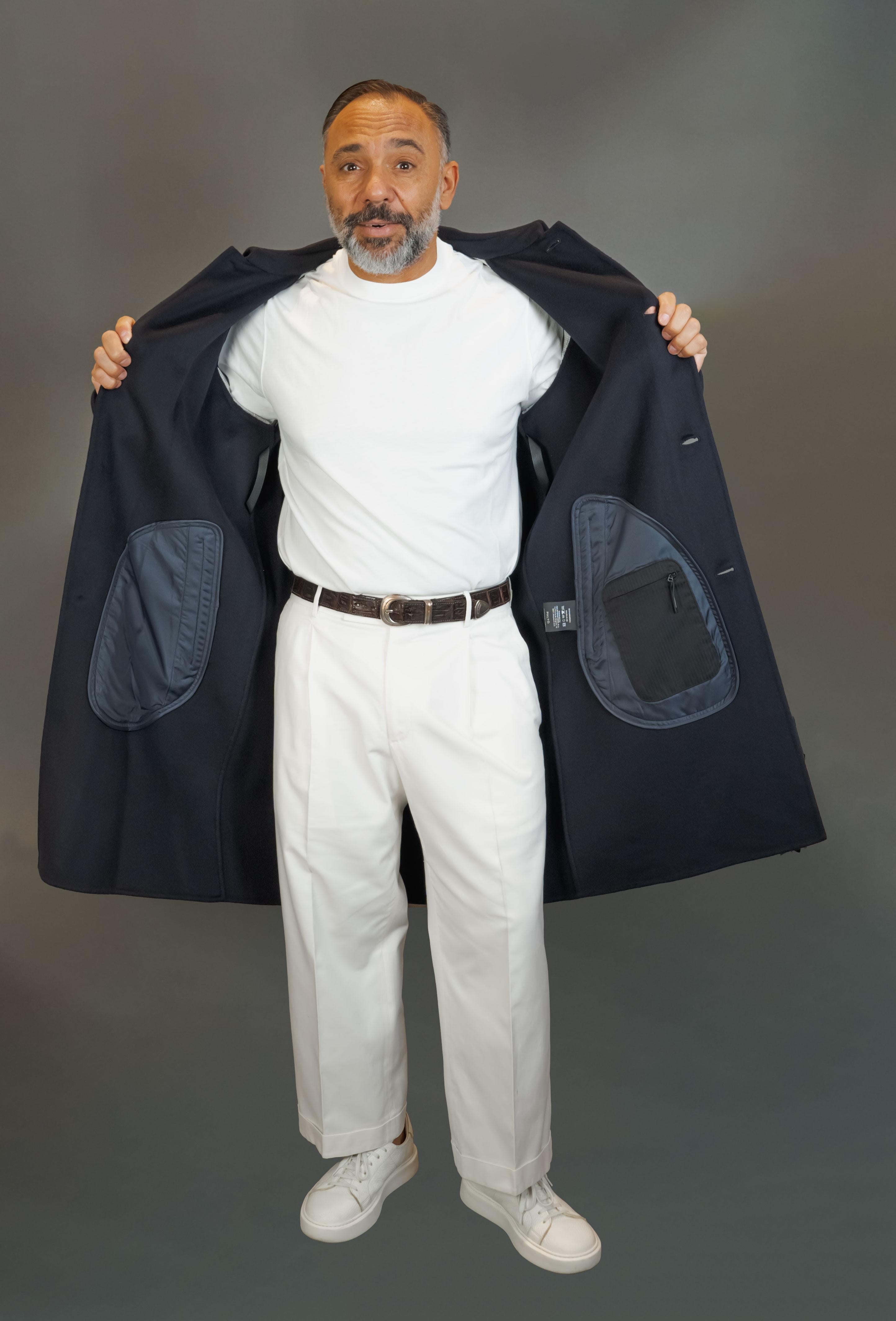 Cappotto PALTO' uomo MAURILIO DB Blu MAURILIO DB 205 BLU NAVY PALTO' 