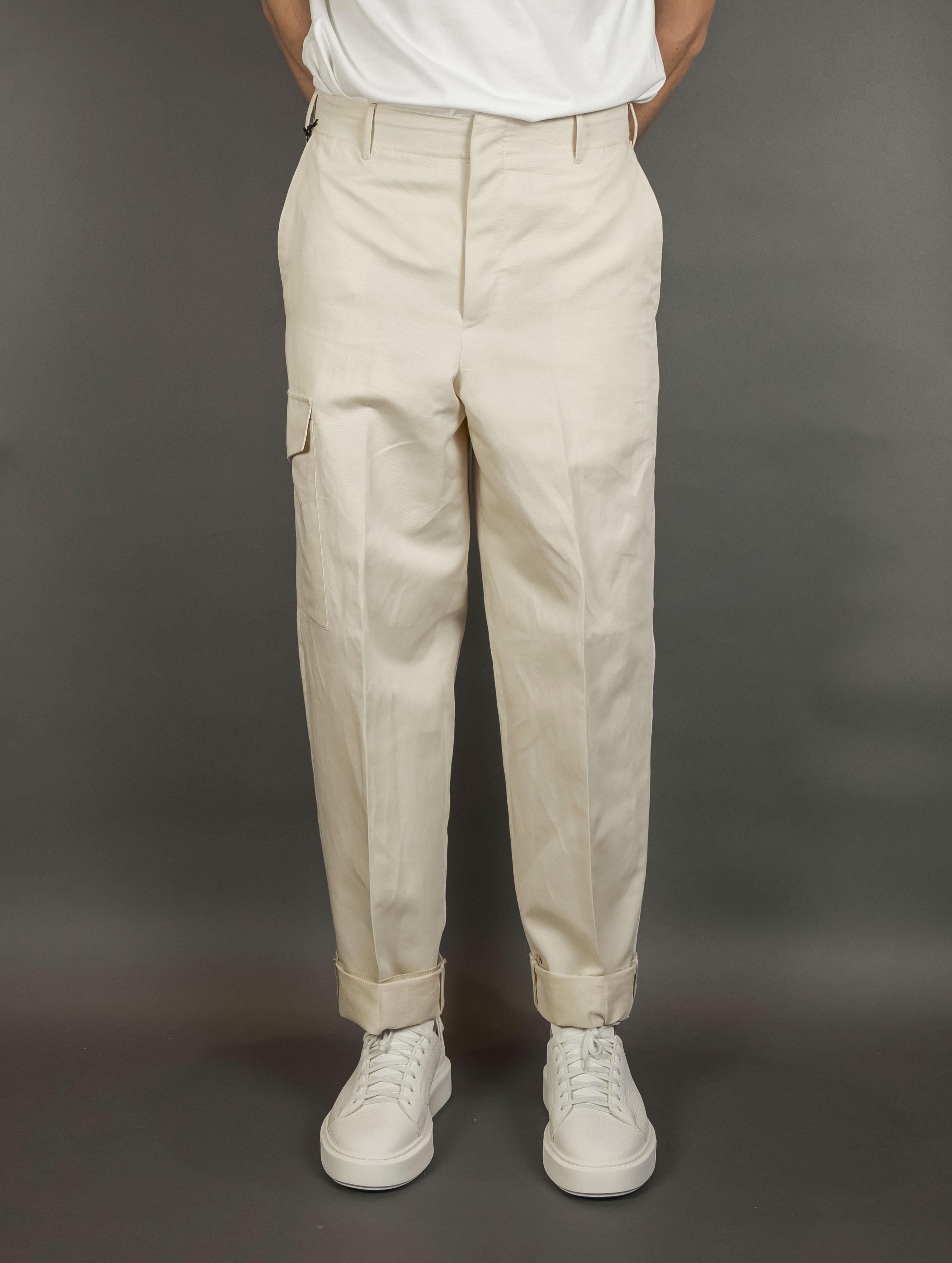 Pantalone PT Torino uomo ASAFZL0FWD panna ASAFZL0FWD BP65 0015 PANNA PT TORINO 