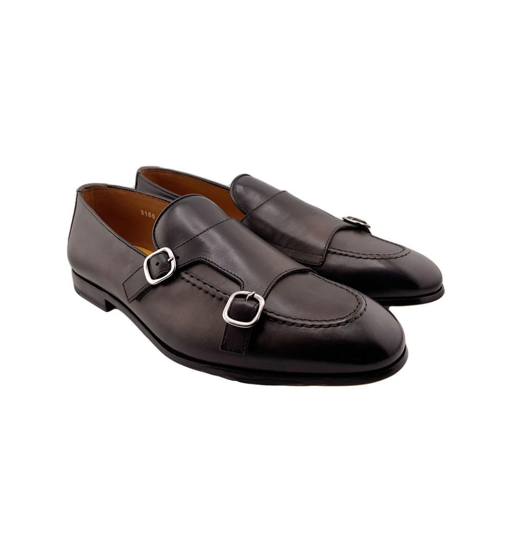 Doppia fibbia Doucal's 3160 TM29ANT ADLER  testa di moro 3160 TM29 ANT.ADLER DOUCAL'S 