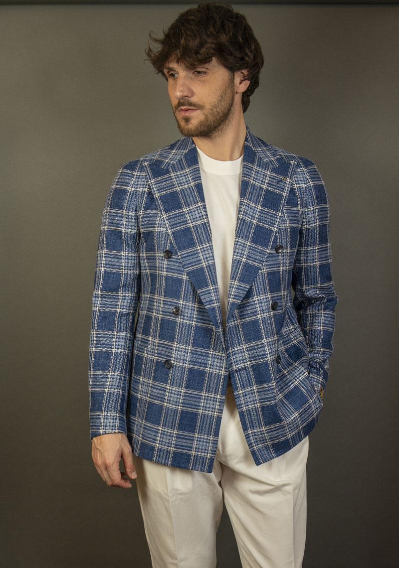Giacca Tagliatore uomo GPL20K C90021Q blu<BR/><BR/> G-PL20K C90021Q 25E318 EI865 ROYAL TAGLIATORE 