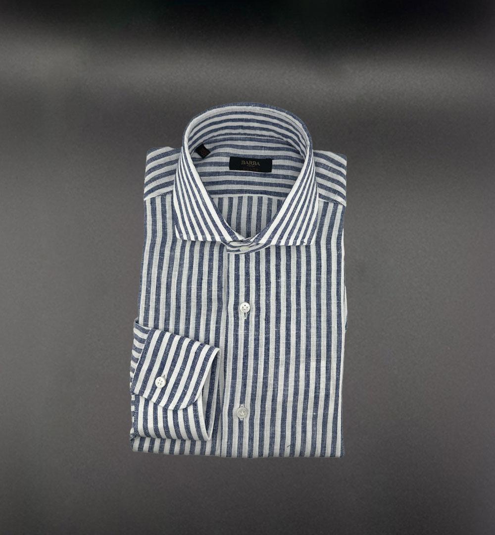 Camicia Barba uomo K1U13P0147066 blu K1U13P0147066 0004 RIGA BLU BARBA 