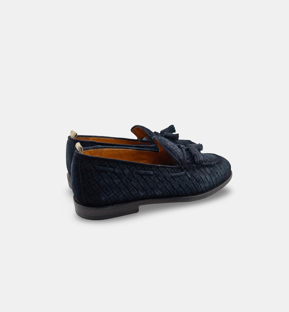 Mocassini OFFICINE CREATIVE uomo OPERA004 Blu OPERA/004 NAVI INTRECCIO OFFICINE CREATIVE 
