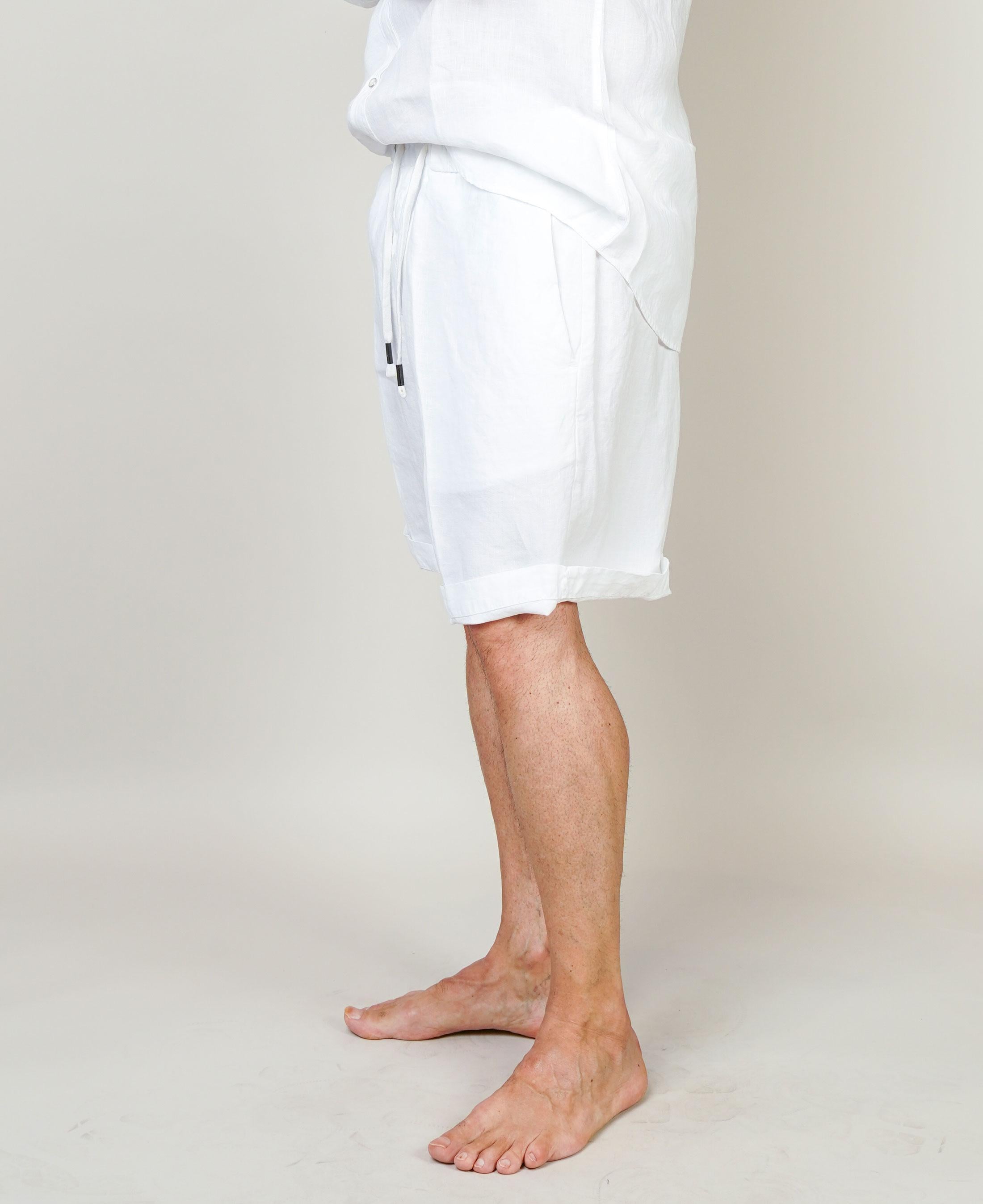 Bermuda Inlinum uomo Pajama bianco PAJAMA CORTO CIL20 BIANCO INLINUM 