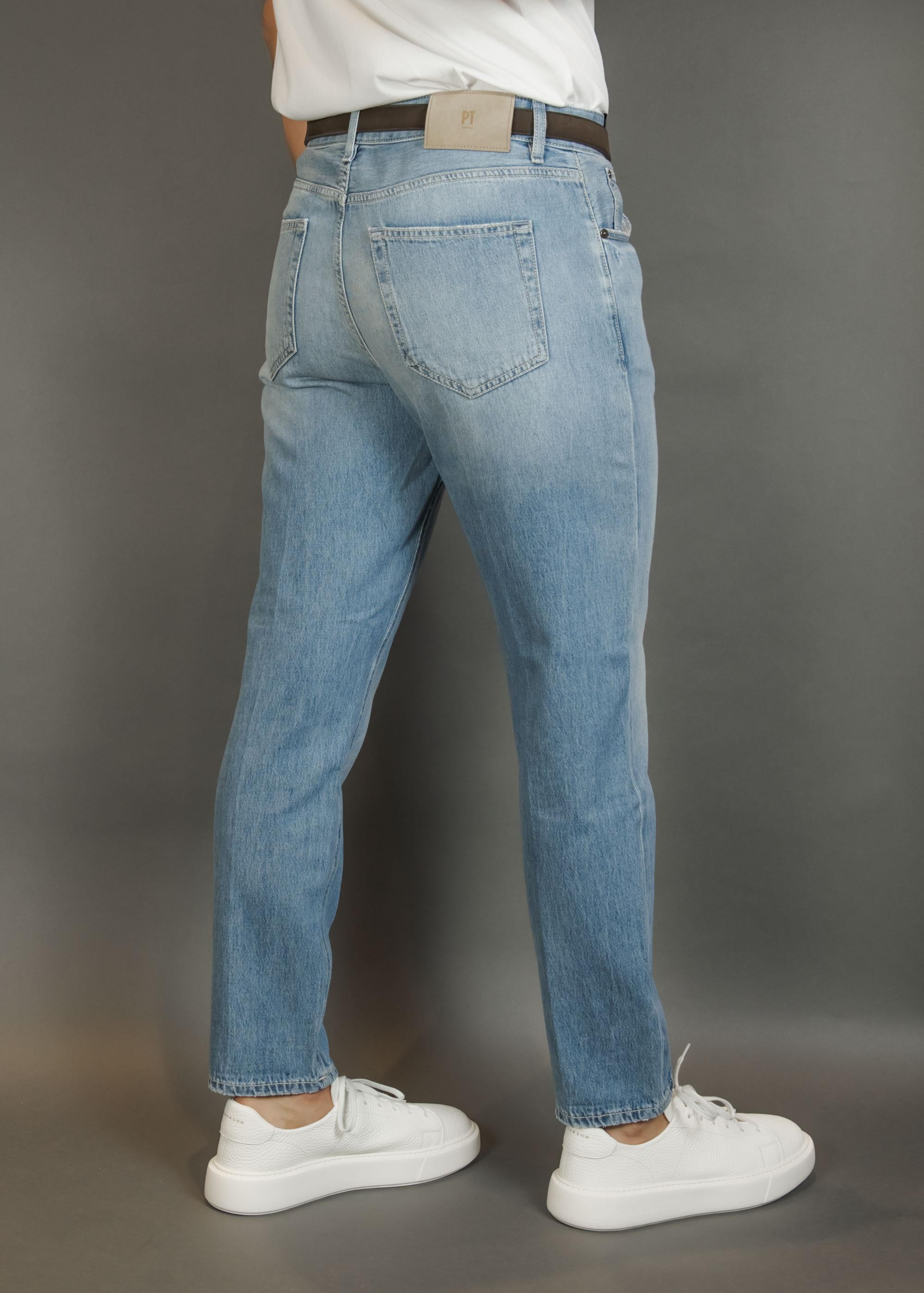 Jeans PT TORINO uomo TP05B0CA5630 Denim chiaro TP05B0CA5630 ML38 DENIM CHIARO PT 