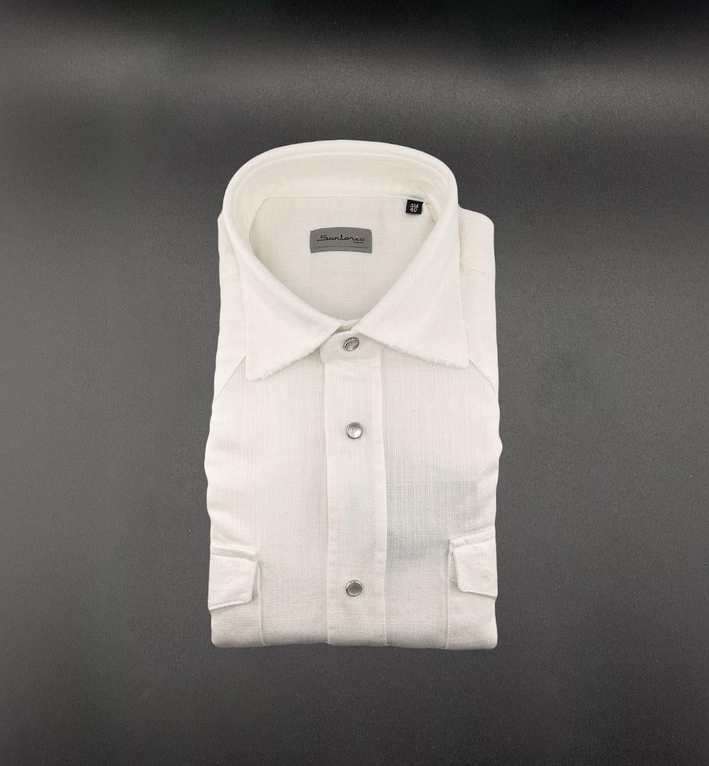 Camicia Sartorio uomo SCC0001SH4459 bianca SCC0001SH4459 0100 SARTORIO 