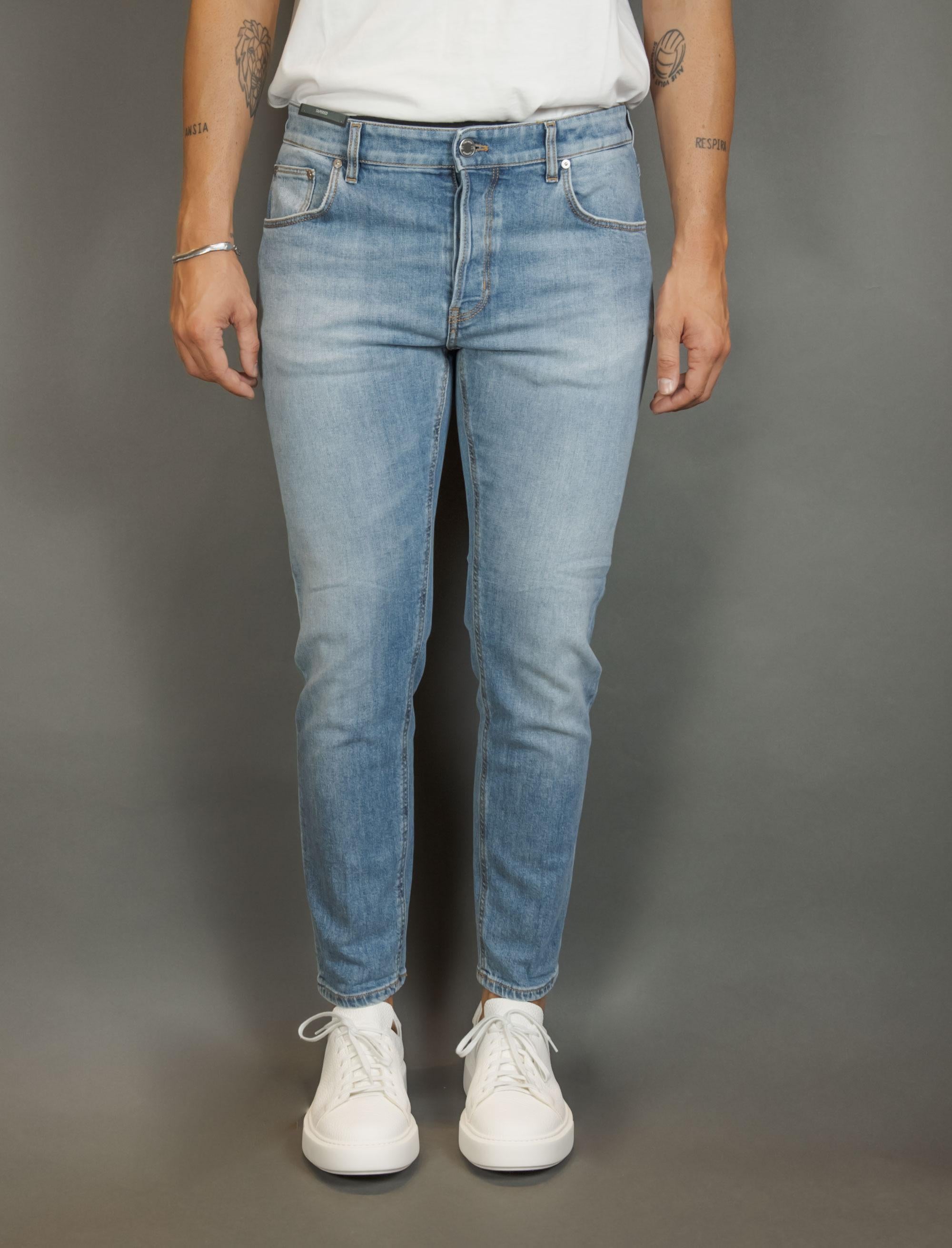 Jeans PT TORINO uomo TP05B0 CA4840 Denim chiaro TP05B0 CA4840 ML52 DENIM PT TORINO 