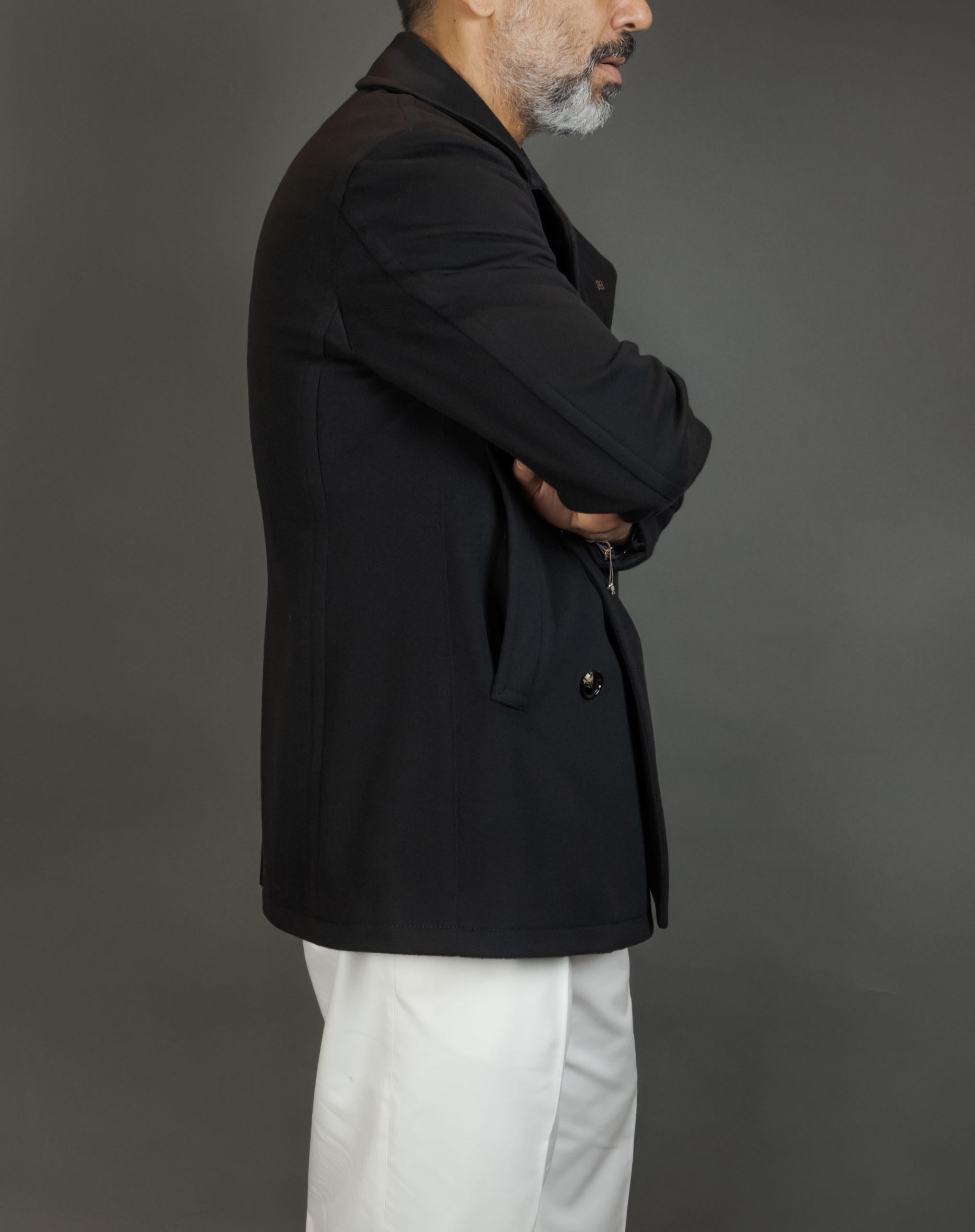 Cappotto TAGLIATORE uomo MONACO F Nero<BR/> MONACO F N5051 NERO TAGLIATORE 