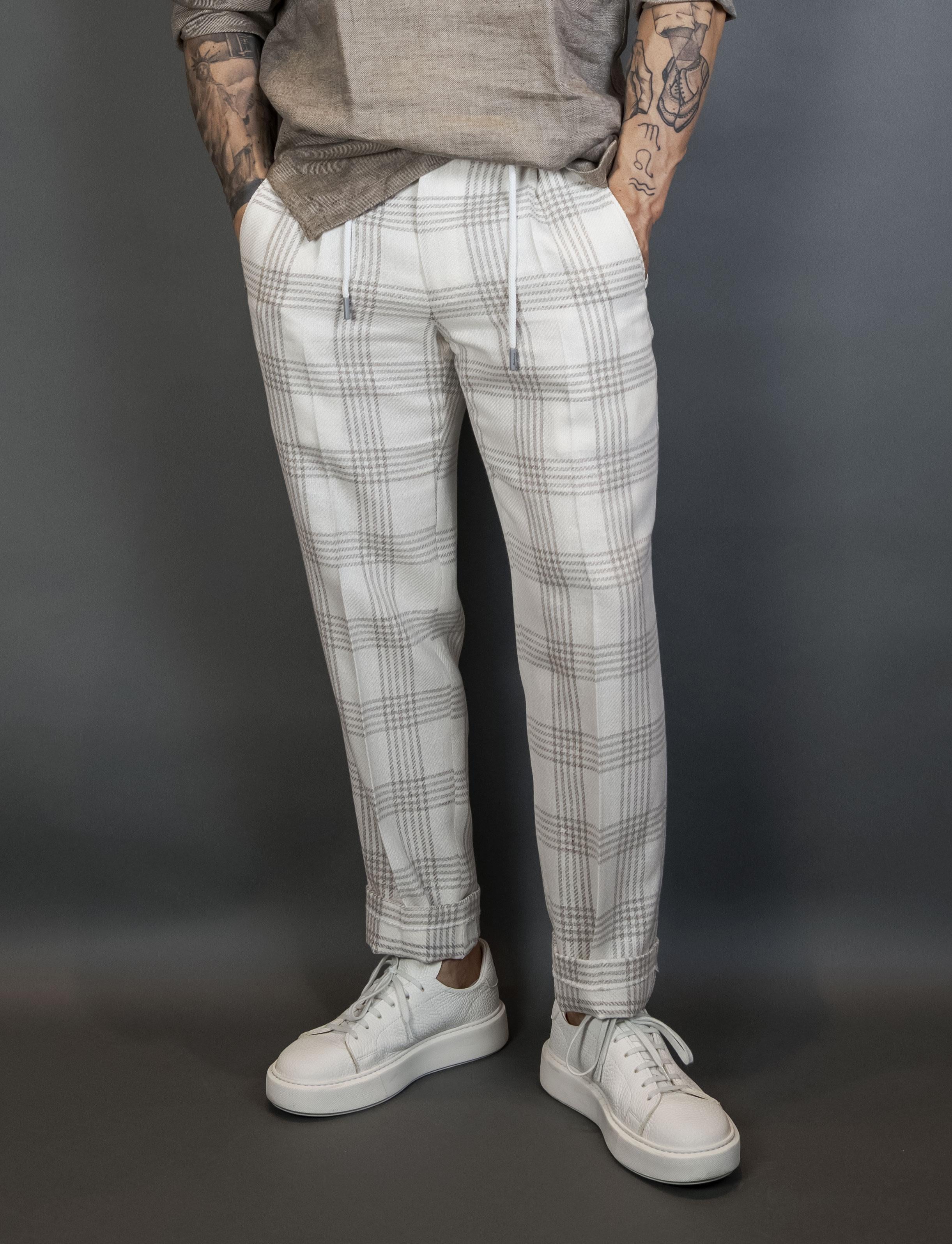 Pantalone Sartorio uomo SPN09S072471 panna SPN09S072471 2000 PANNA SARTORIO 