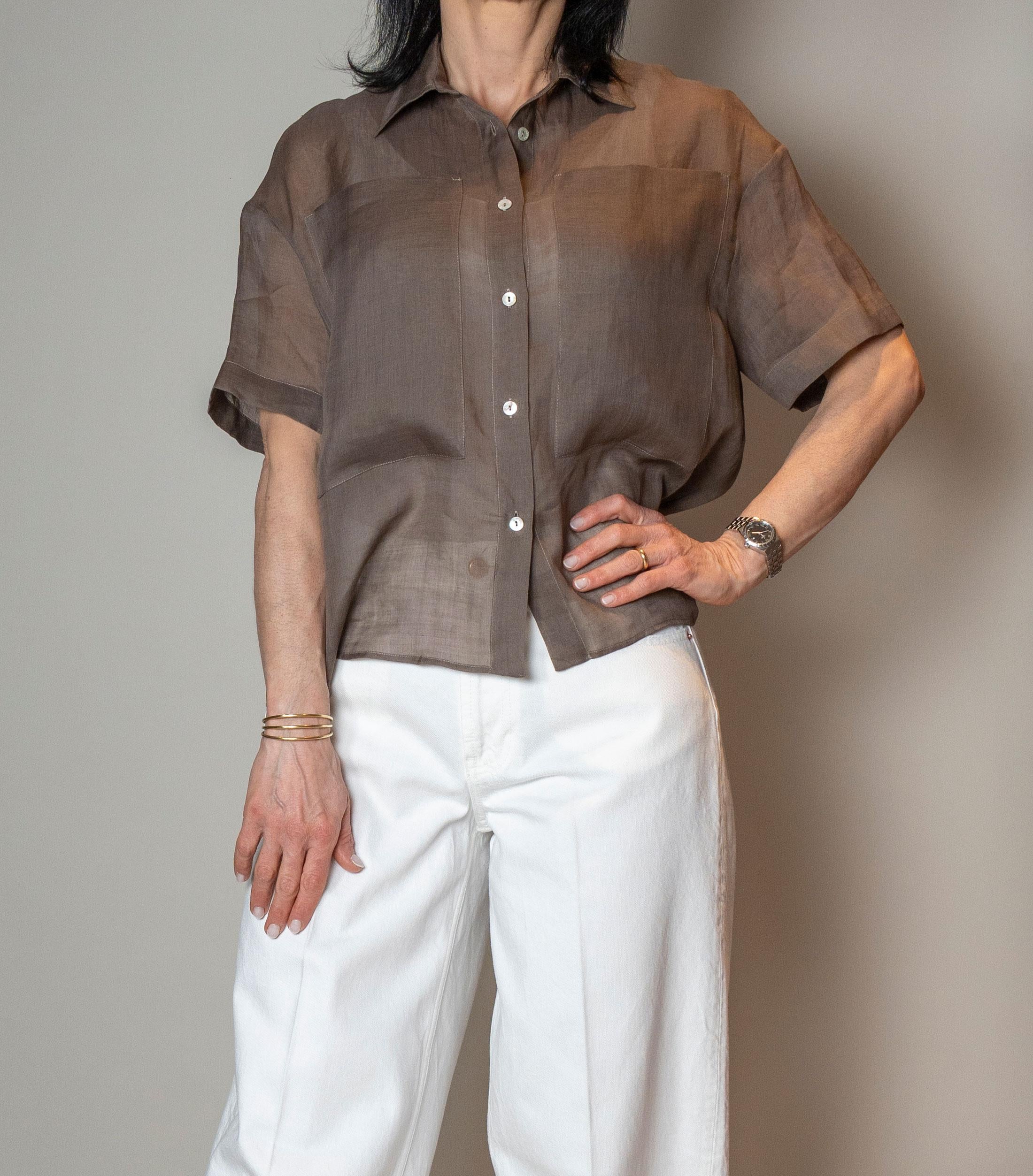 Camicia Barba donna 55000 fango 55000 002 BARBA 