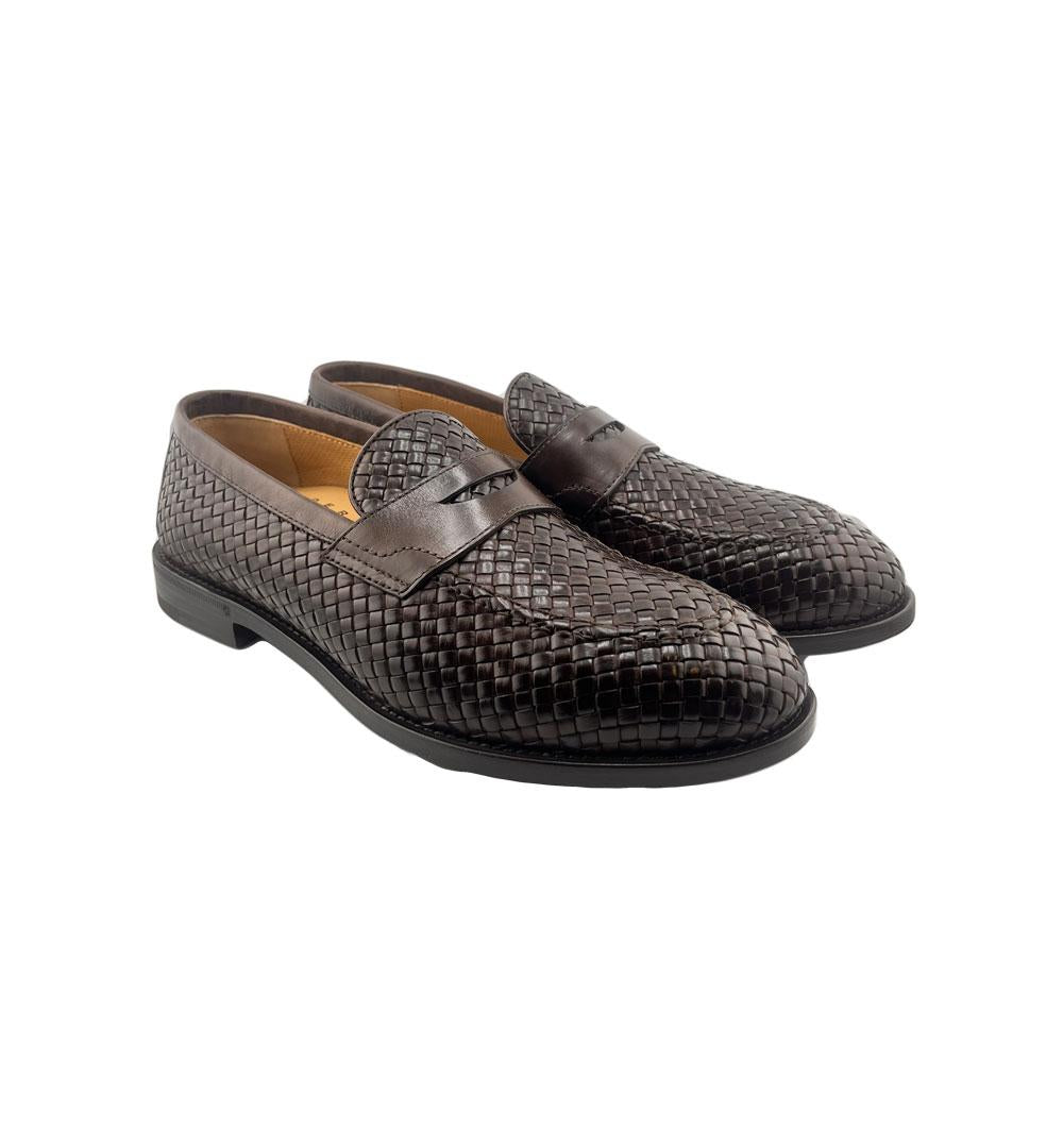 Mocassino Henderson uomo 74401 caffe<BR/> 74401.P.0 PENNY.INTR. HENDERSON 